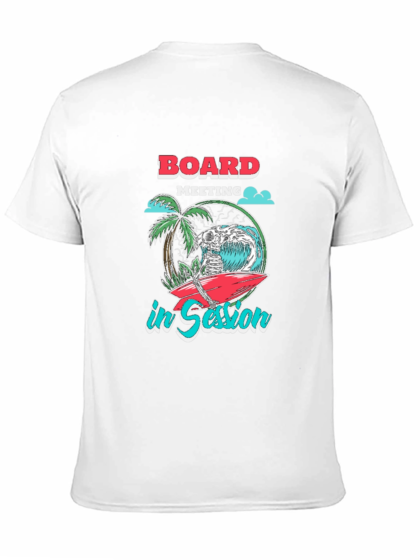 Black Board Meeting in Session Graphic T-Shirt view 11