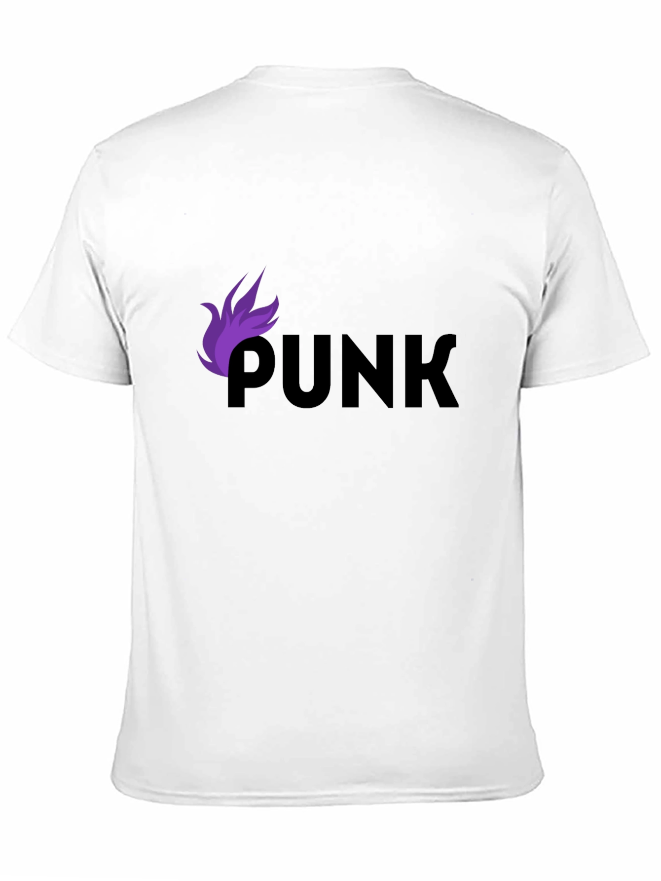 Black Punk Graphic Tee - Black Cotton T-Shirt view 11