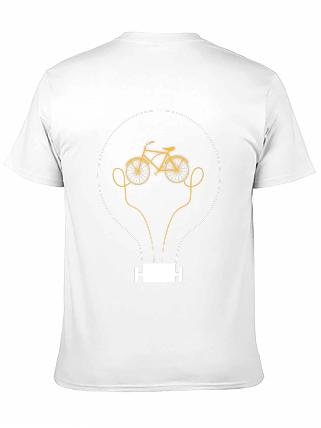Black Bike Bulb Graphic Tee - Mens Black T-Shirt view 11