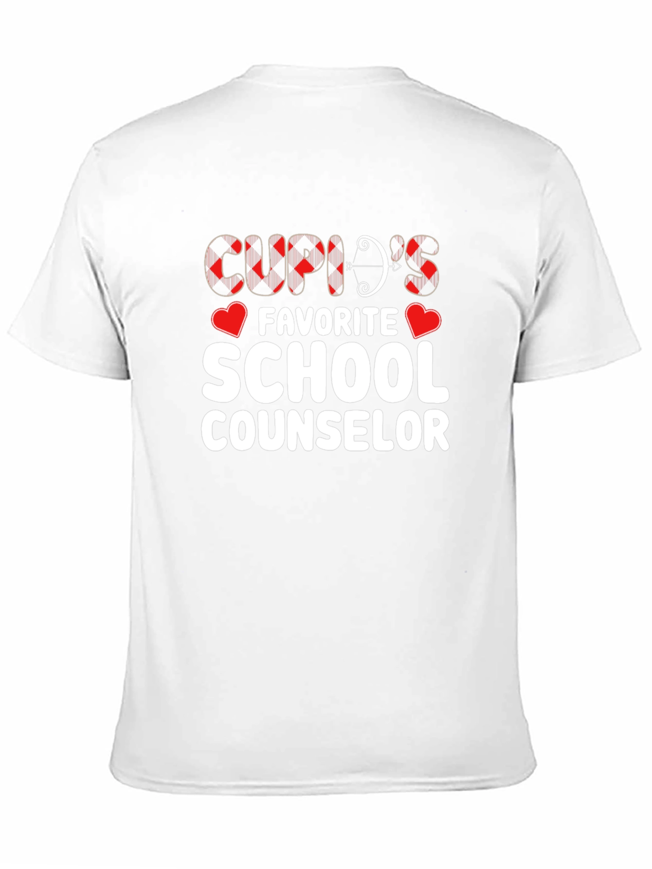 Black Cupid's Favorite School Counselor T-Shirt view 11