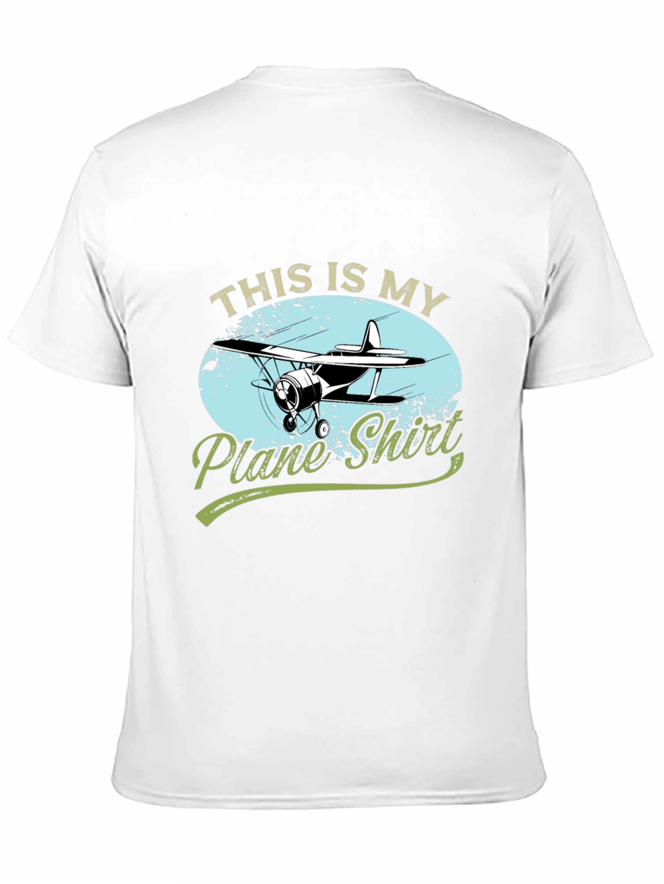 Black This Is My Plane Shirt - Aviation T-Shirt view 11
