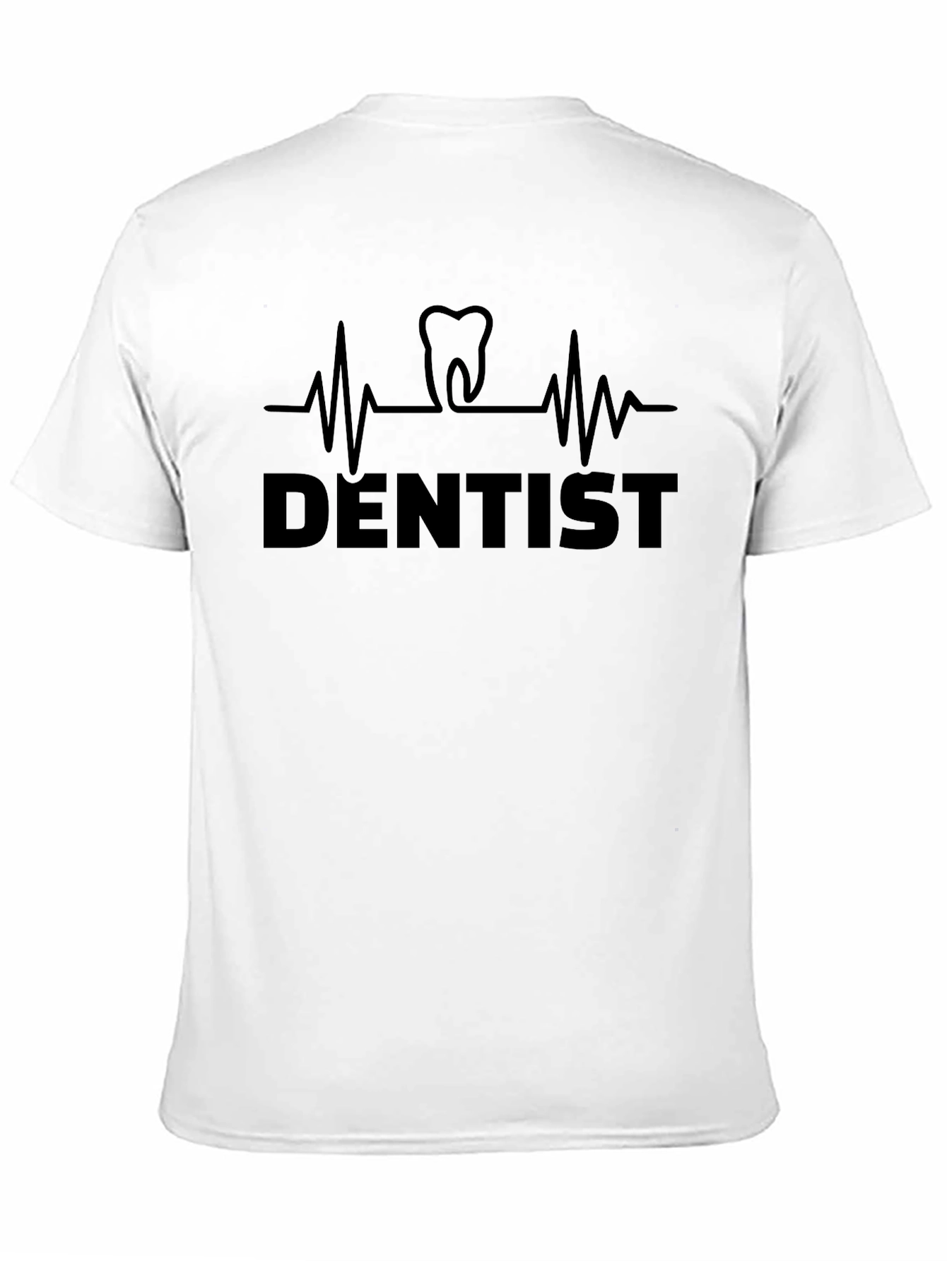 Black Dentist Heartbeat T-Shirt - Perfect Gift for Dentists! view 11