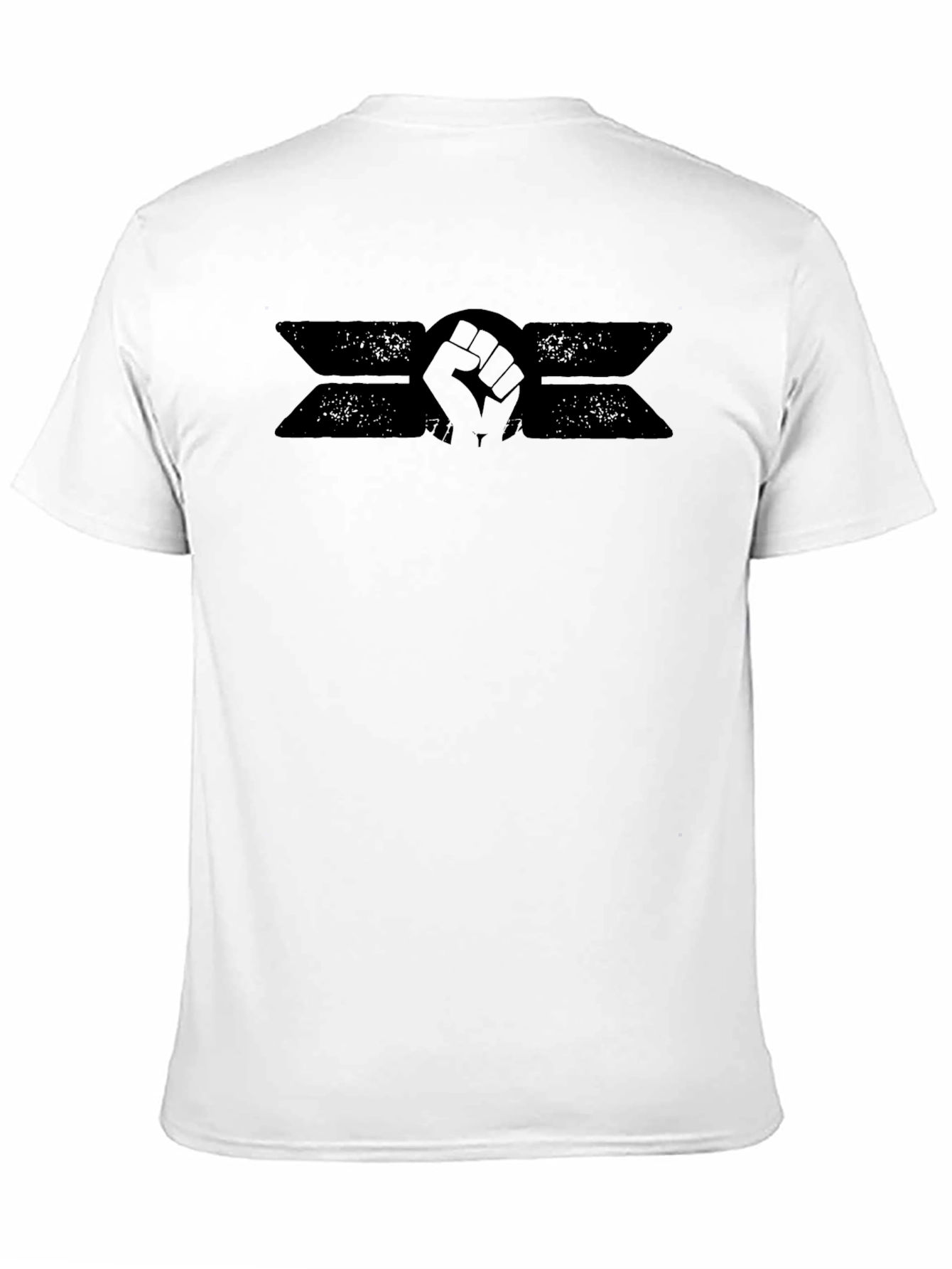 Black Black Fist Graphic Tee - Unisex Cotton T-Shirt view 11