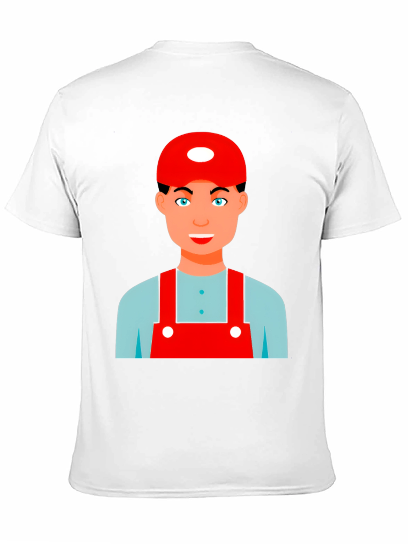 Black Cartoon Character Graphic Tee - Black Cotton Blend Shirt view 11