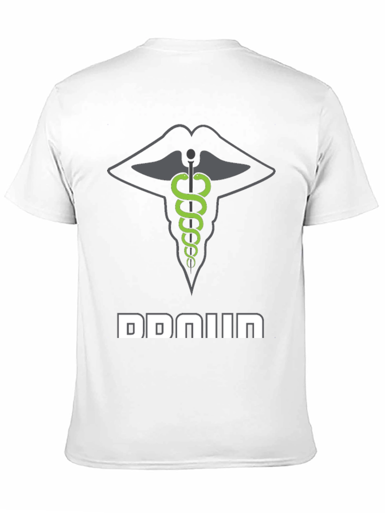 Black Medical Lips Graphic T-Shirt - Unique Design view 11