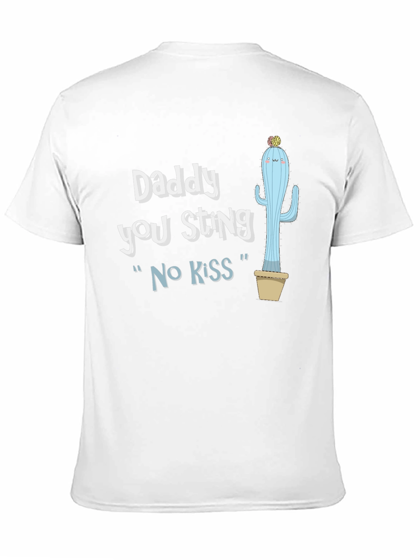 Black Daddy You Sting T-Shirt - Funny Cactus Graphic Tee view 11