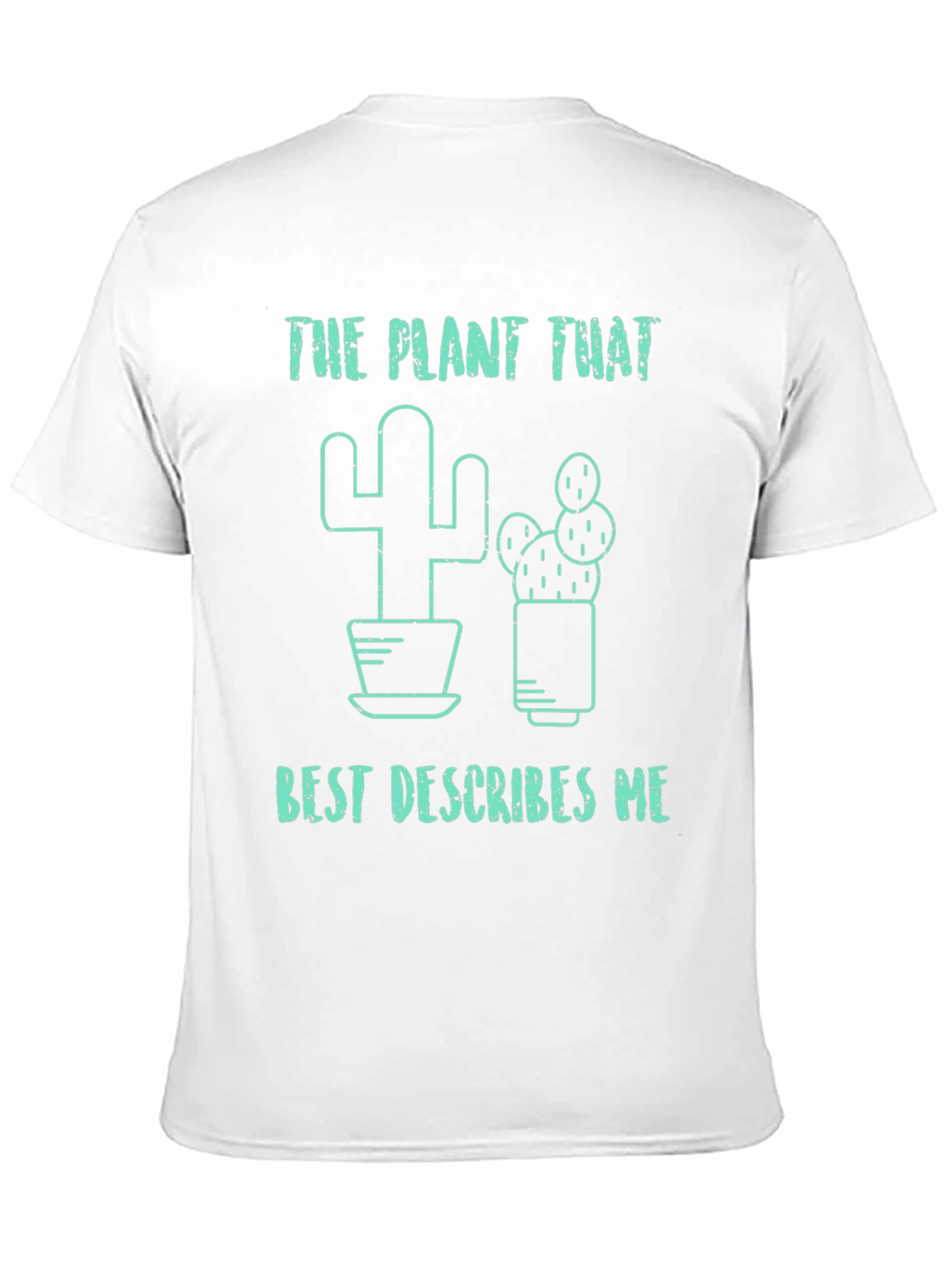 Black Cactus Graphic Tee - The Plant That Best Describes Me view 11