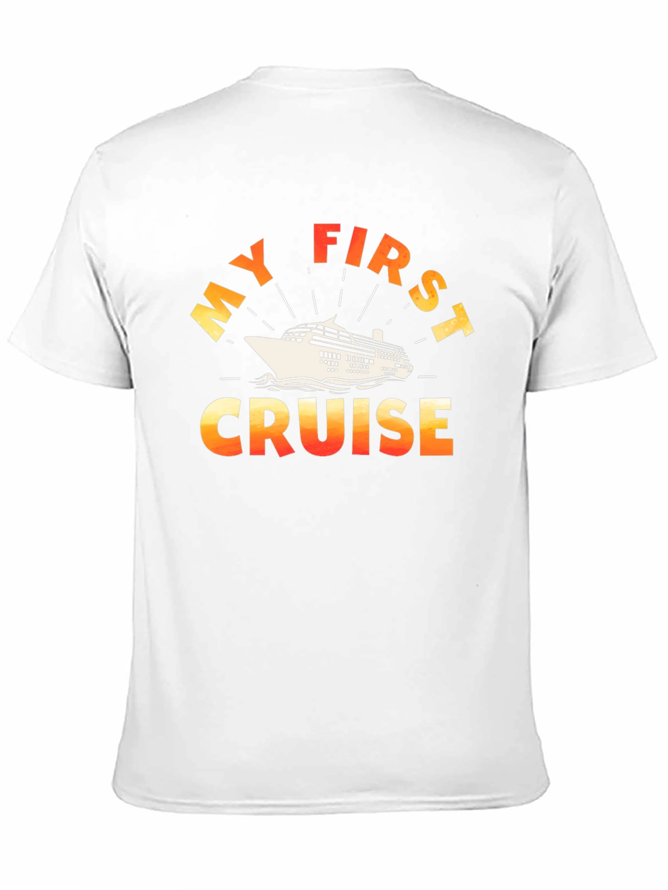 Black My First Cruise Graphic T-Shirt - Vacation Souvenir view 11