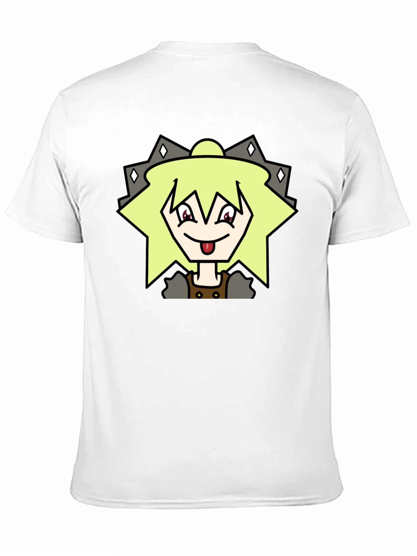 Black Anime Character Graphic Tee - Black T-Shirt view 11