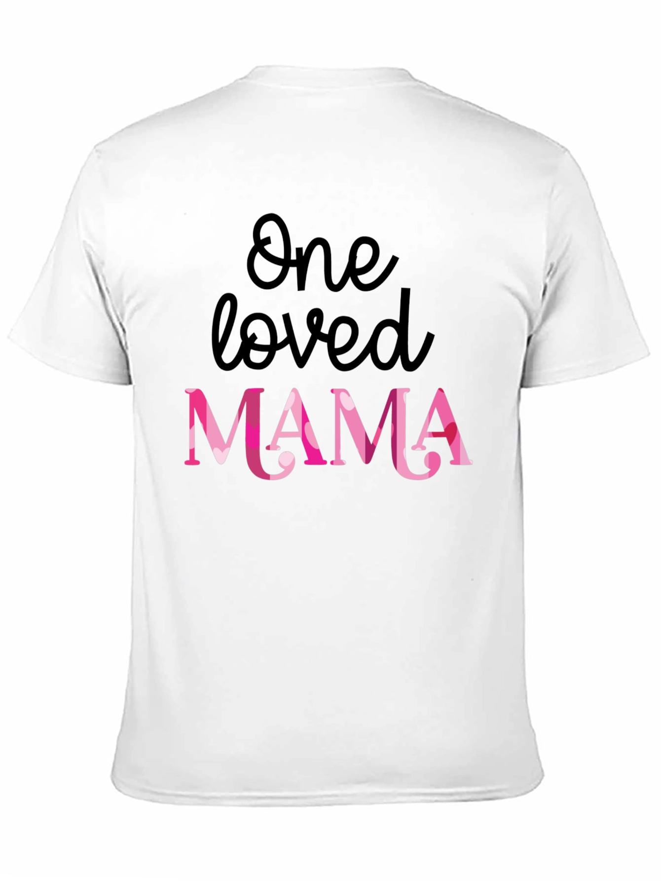 Black One Loved Mama Graphic Tee - Cute Mother's Day Gift view 11