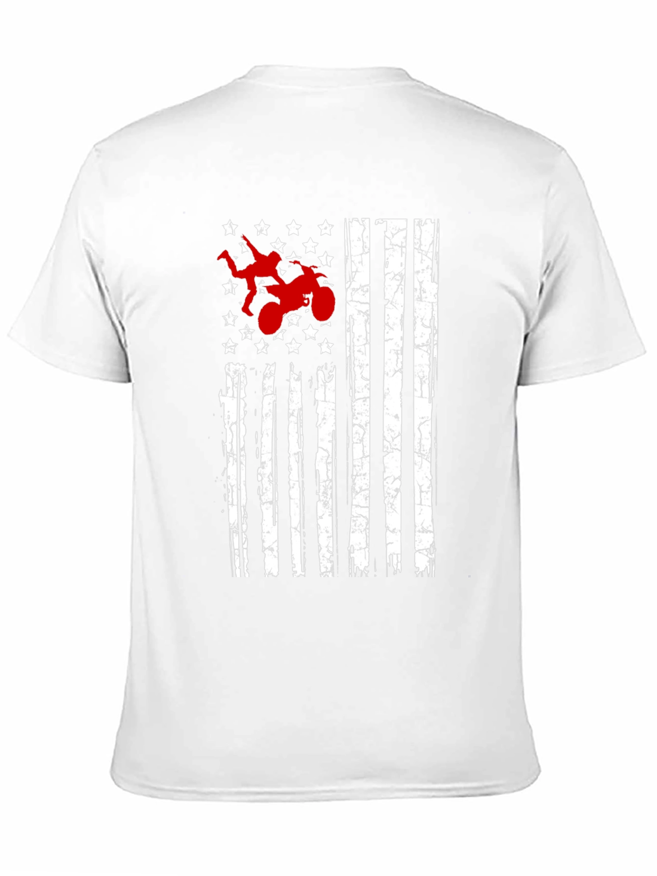 American Flag Motocross T-Shirt - 11