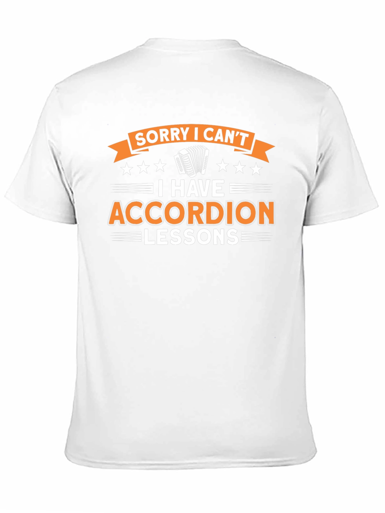 Black Funny Accordion Lessons Graphic T-Shirt view 11