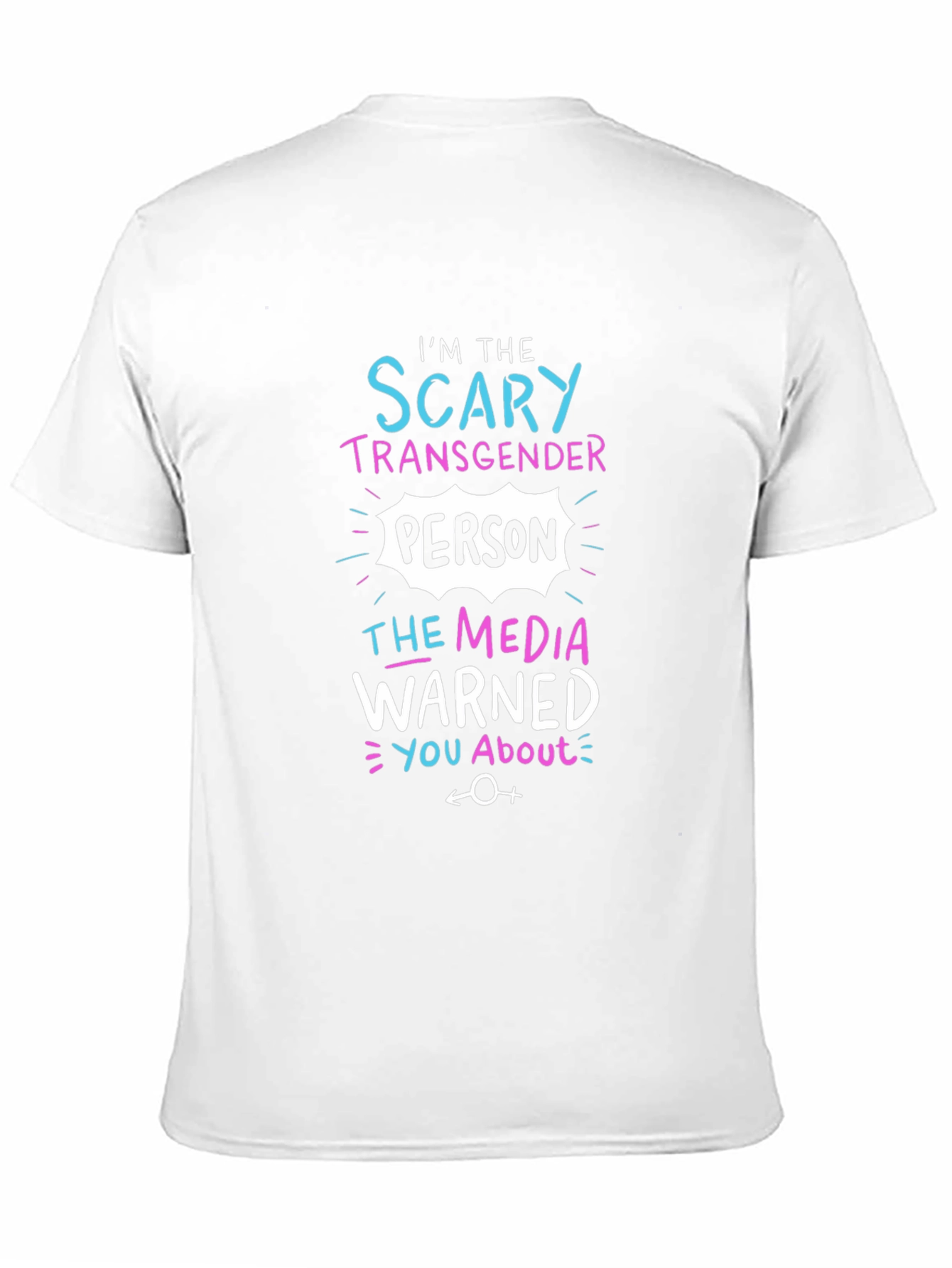 Black Scary Transgender Person Black T-Shirt view 11