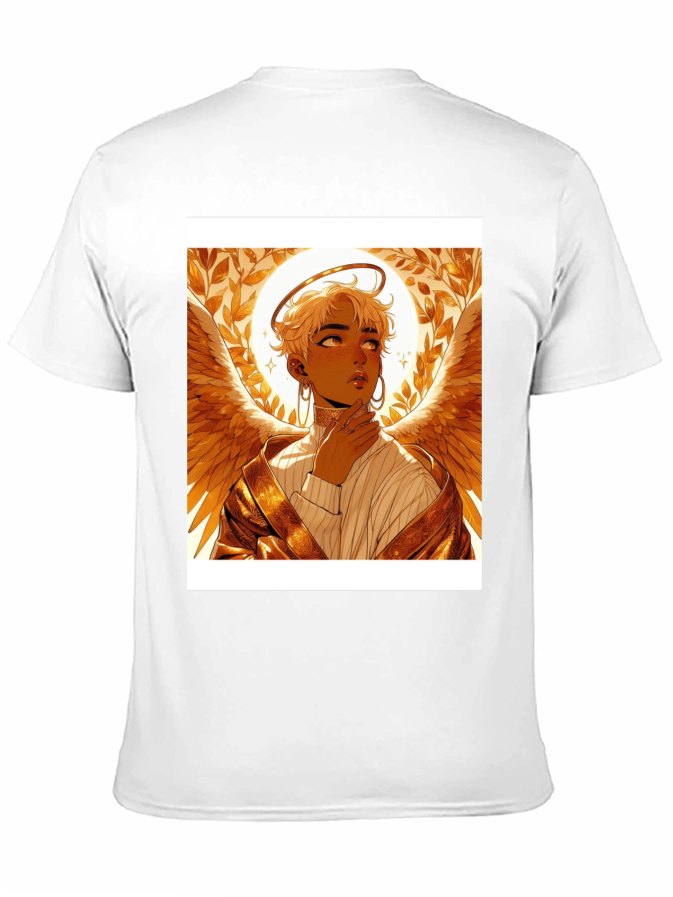 Black Angel Wings Graphic Tee - Stylish Cotton Comfort view 11