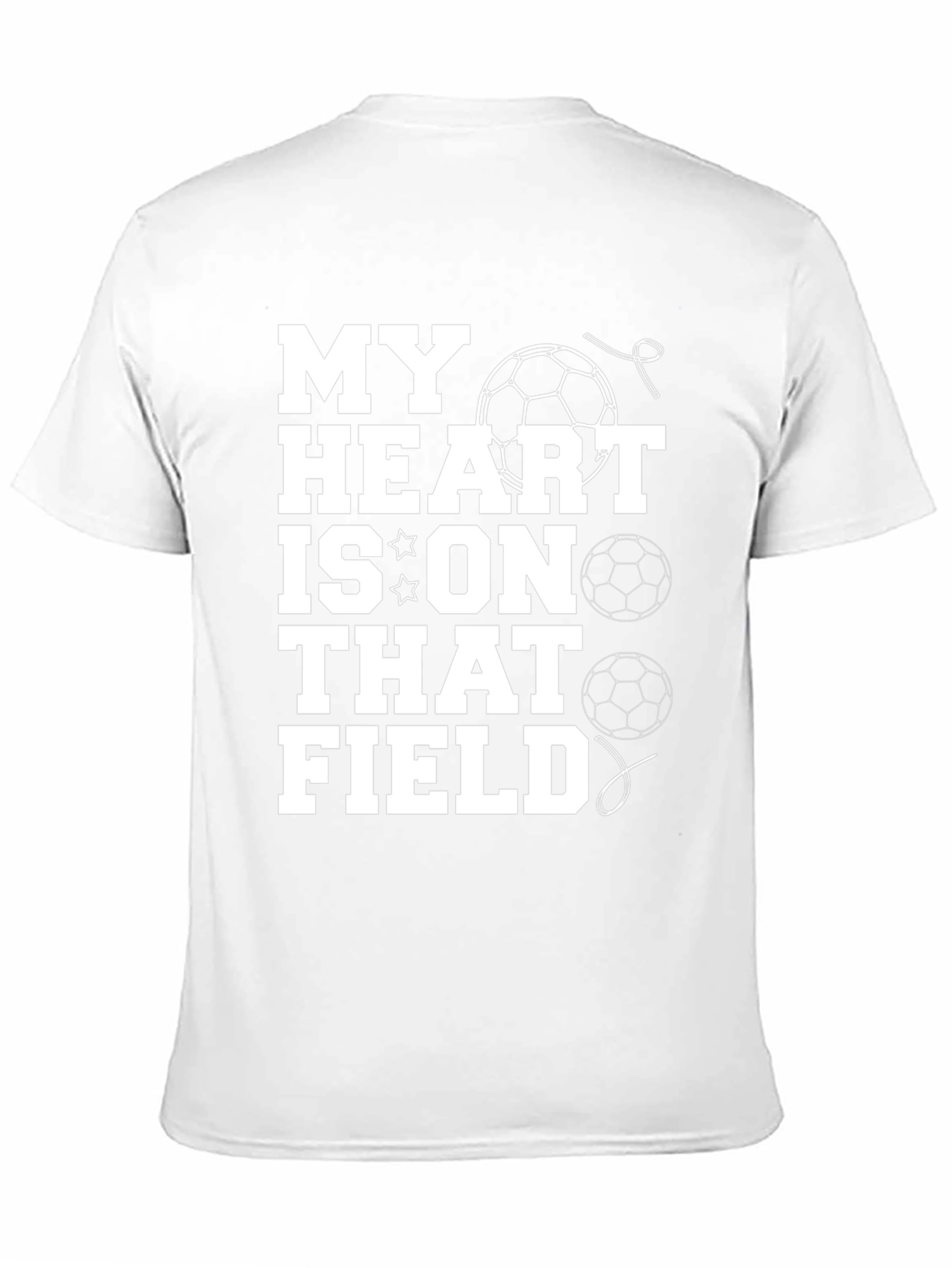 Black My Heart is on That Field Soccer T-Shirt view 11
