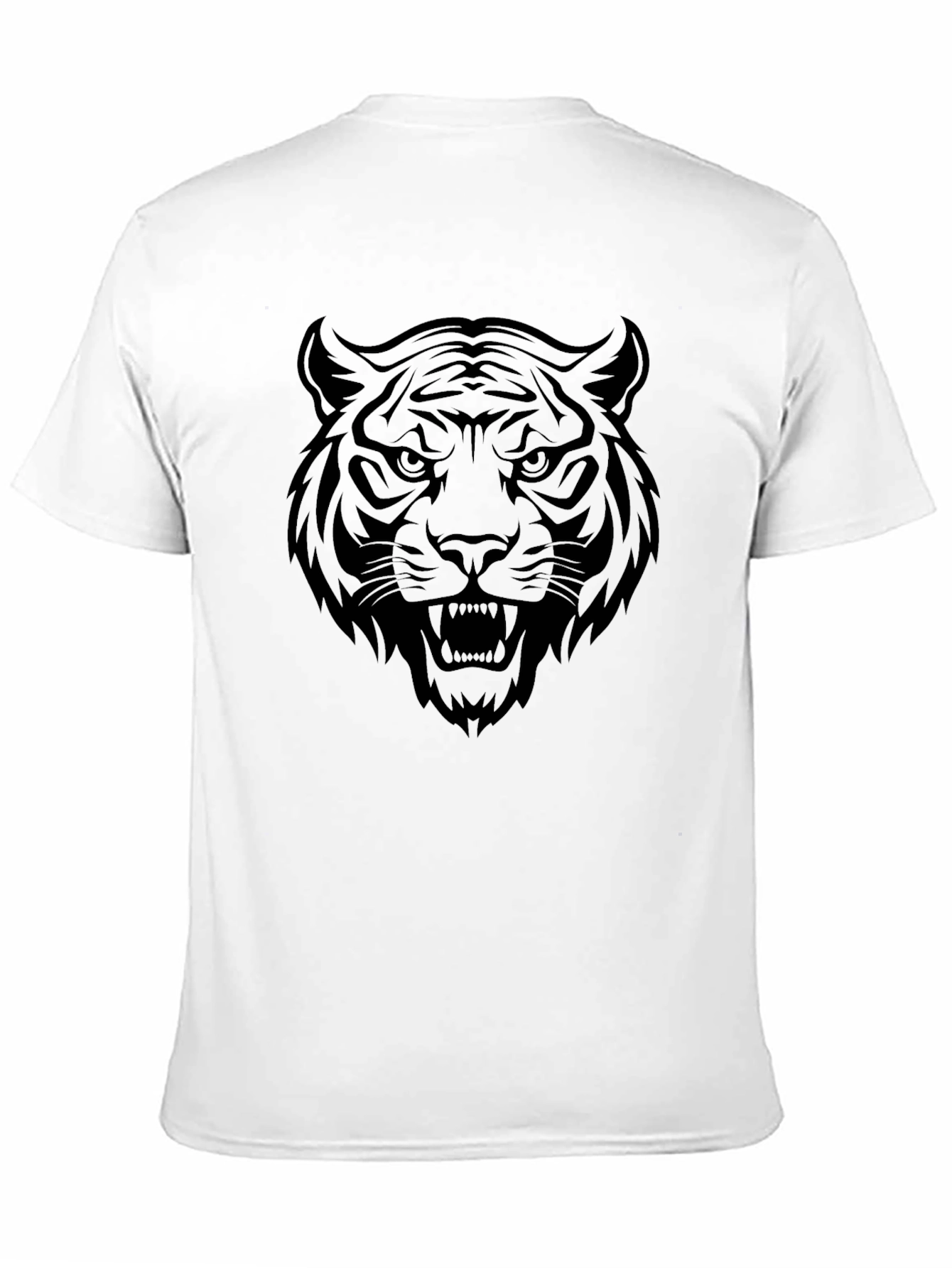 Black Black Tiger Graphic Tee - Fierce Style! view 11