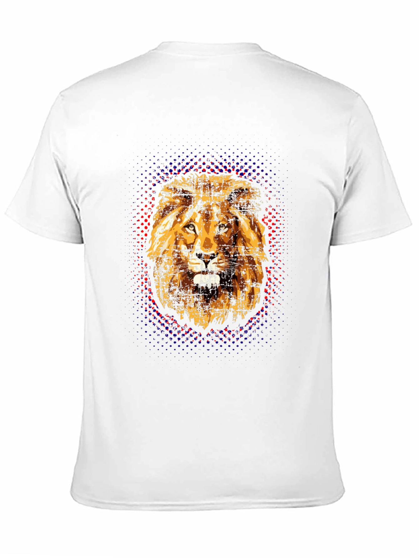 Black Lion Graphic Print Black T-Shirt view 11