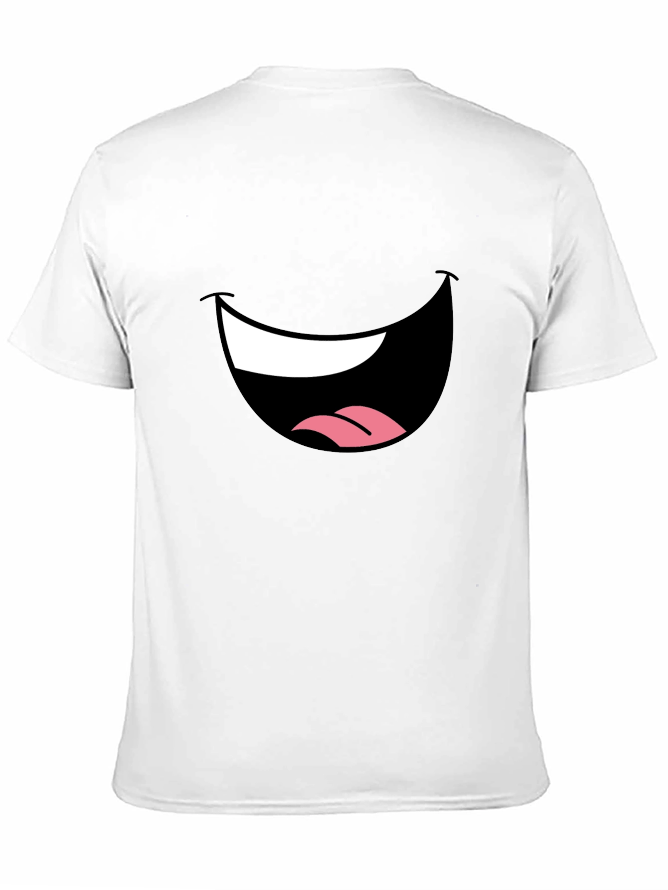 Black Funny Face Graphic Black T-Shirt view 11