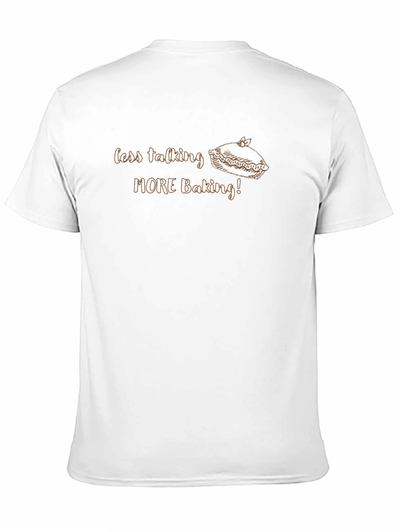 Black Less Talking More Baking Graphic Tee view 11