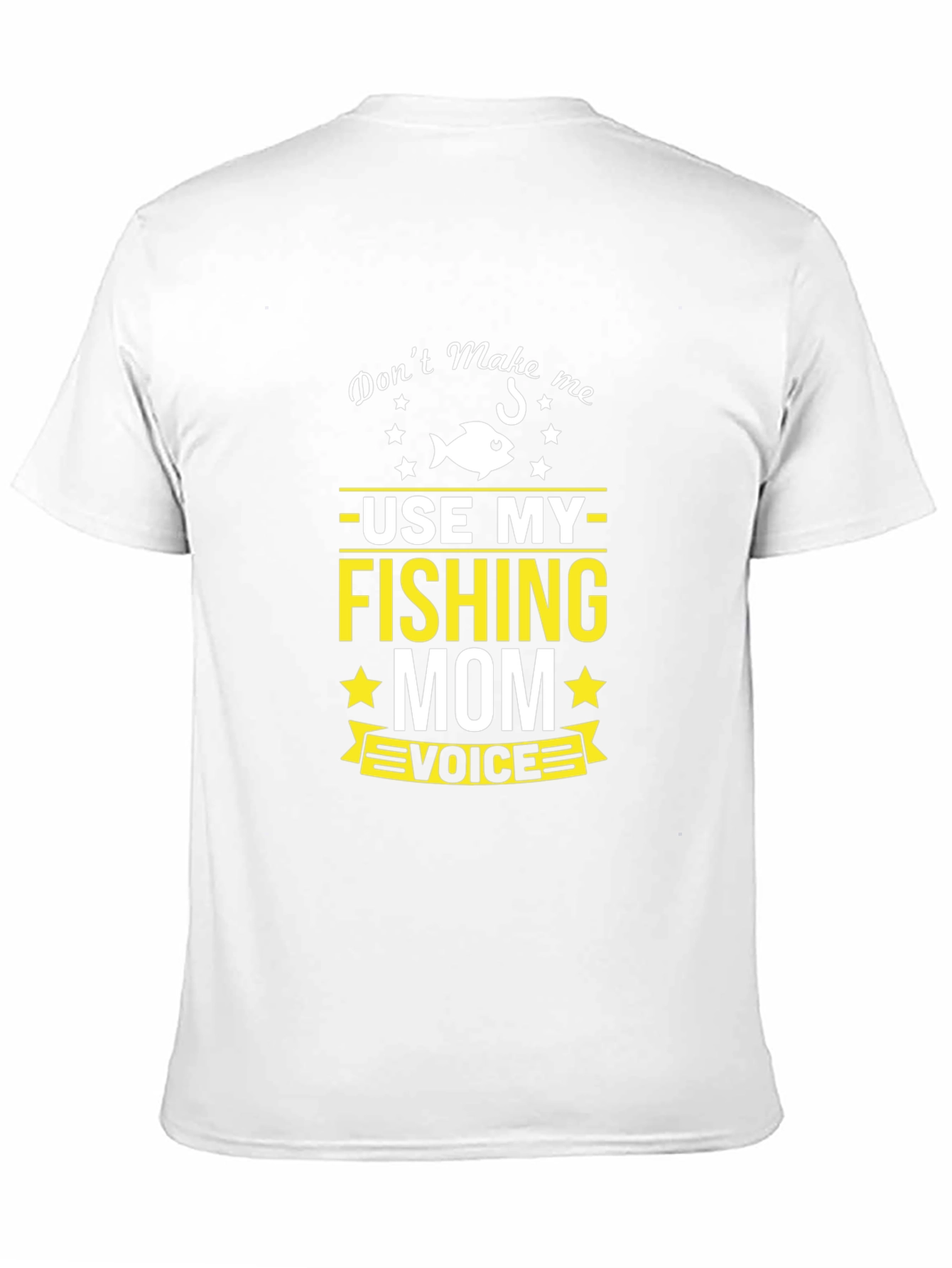 Black Funny Fishing Mom T-Shirt view 11