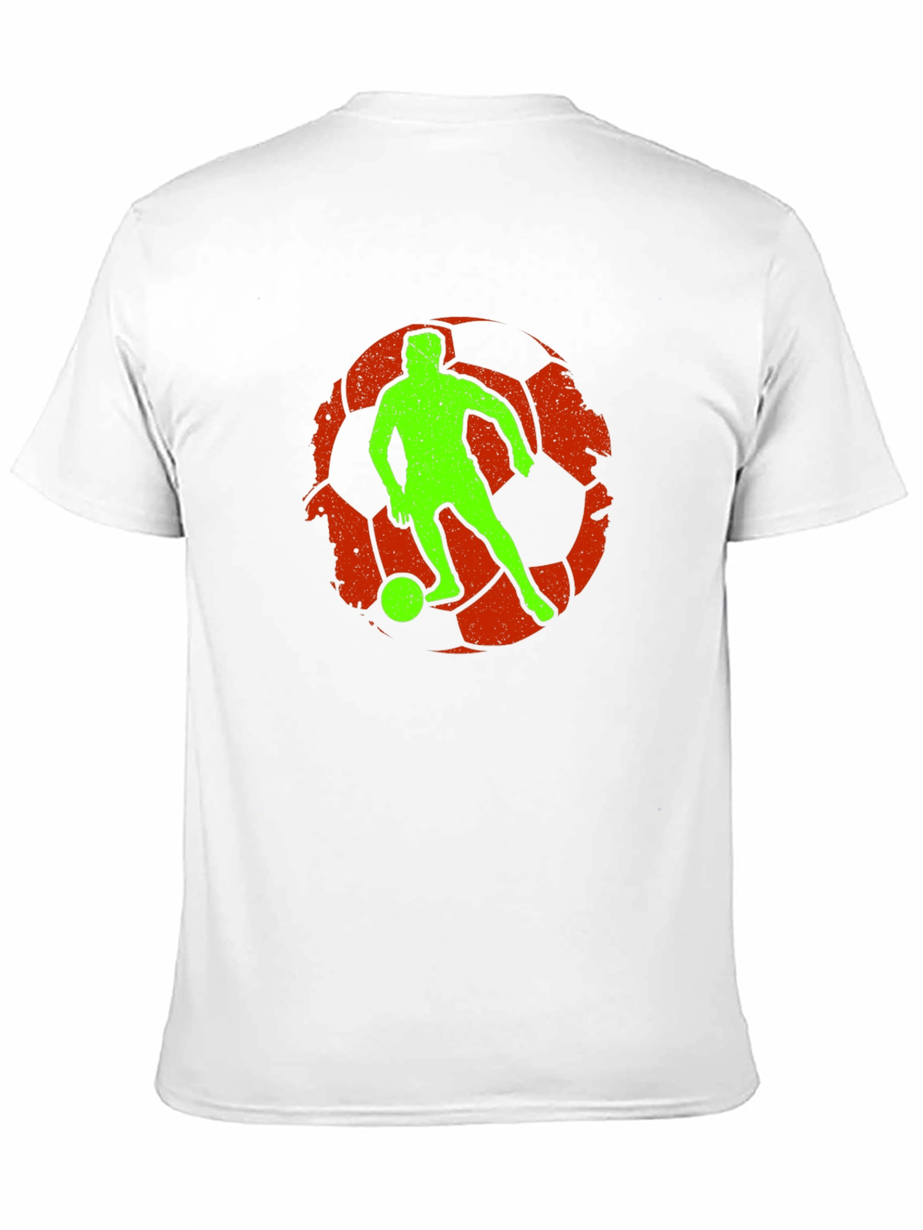 Black Soccer Player Graphic Tee view 11