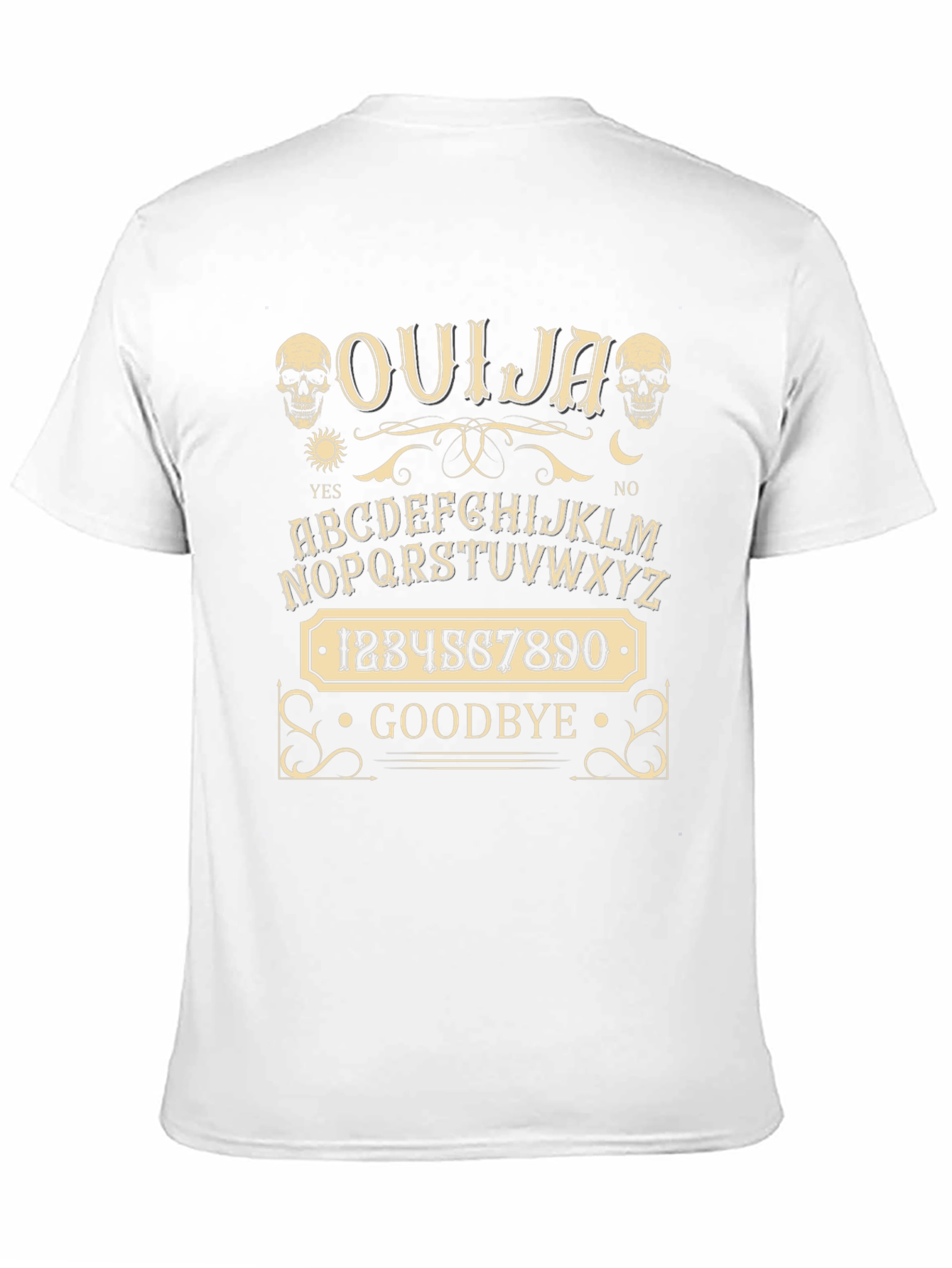 Black Ouija Board Graphic T-Shirt view 11