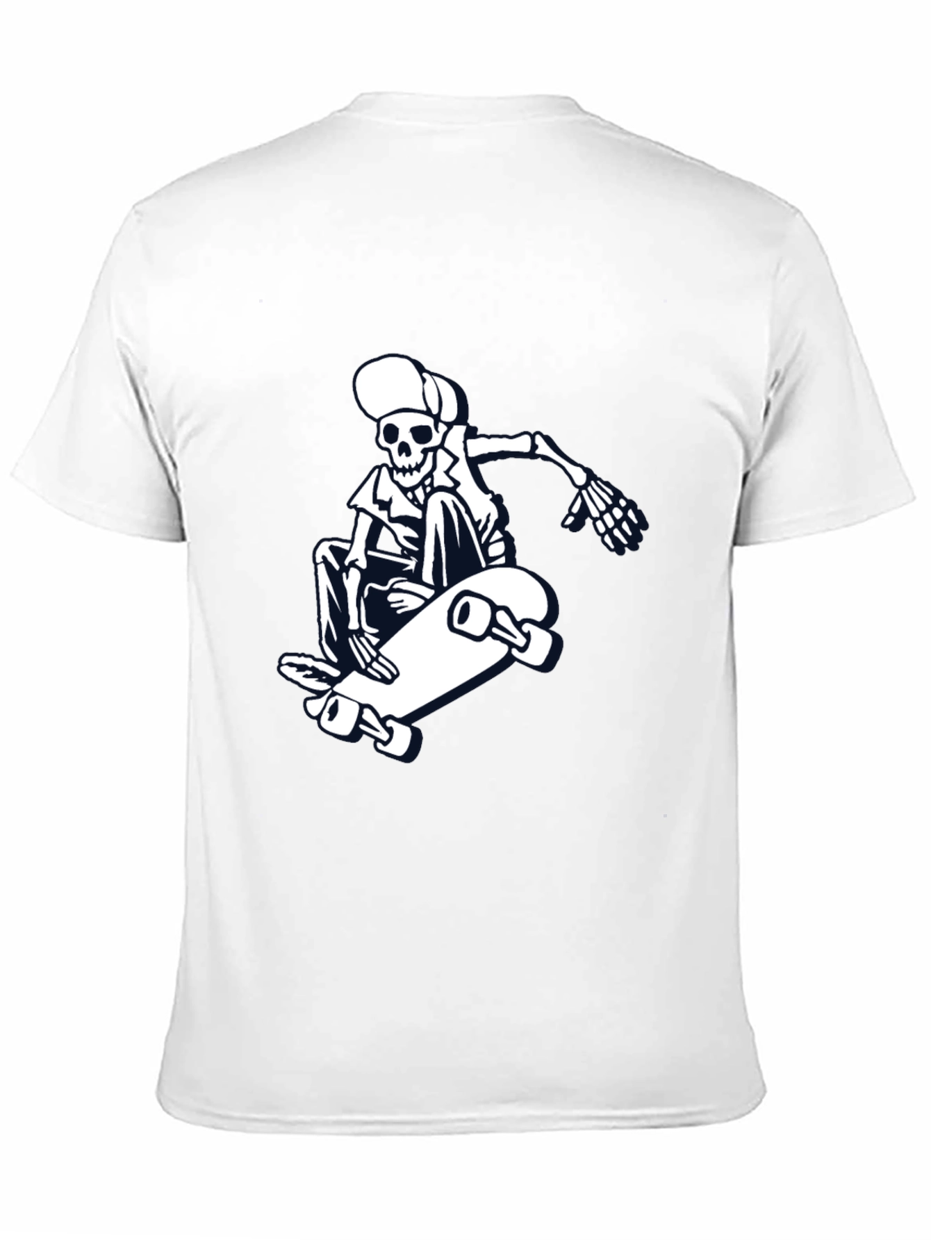Skateboarding Skeleton Graphic Tee - Cool & Casual - 11