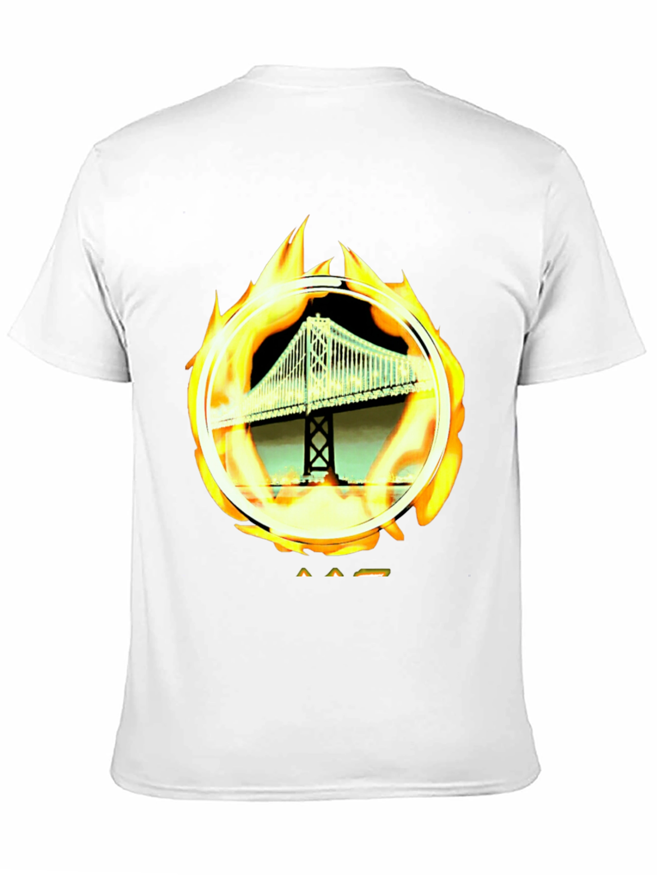 Black Bridge on Fire Graphic Tee - Classic Black view 11