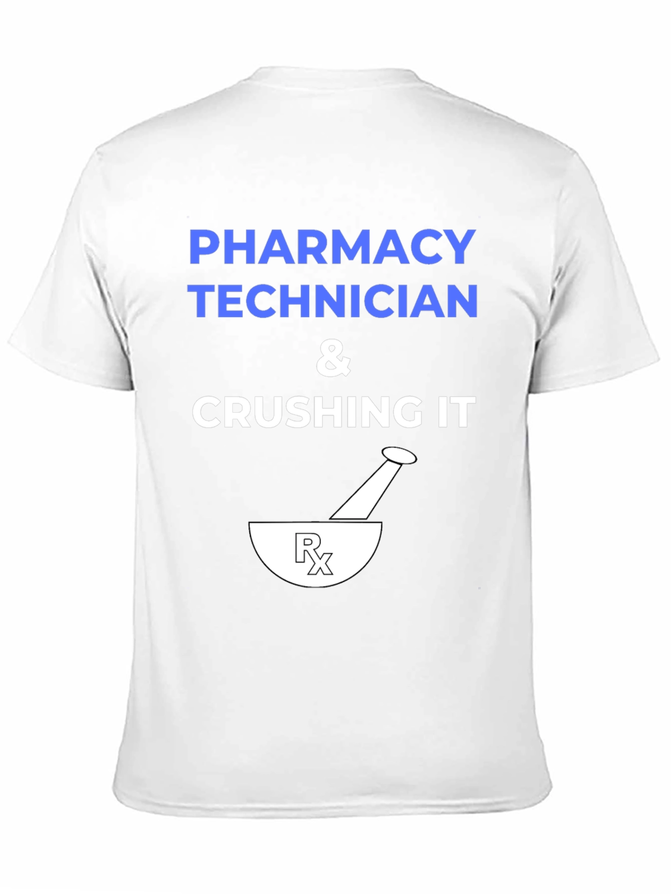 Black Pharmacy Technician Crushing It T-Shirt view 11