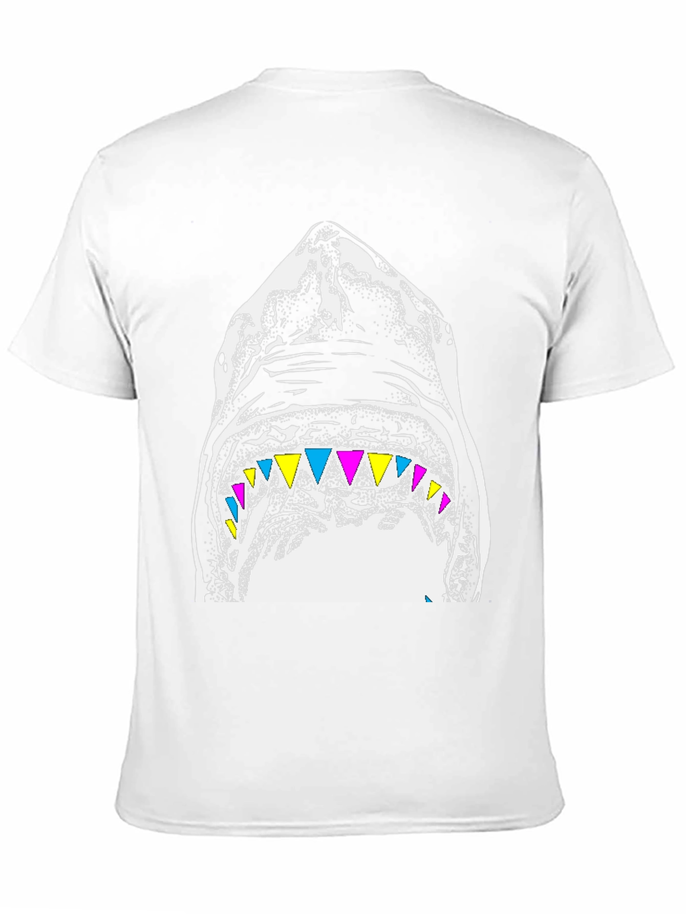 Black Shark Graphic Black T-Shirt view 11