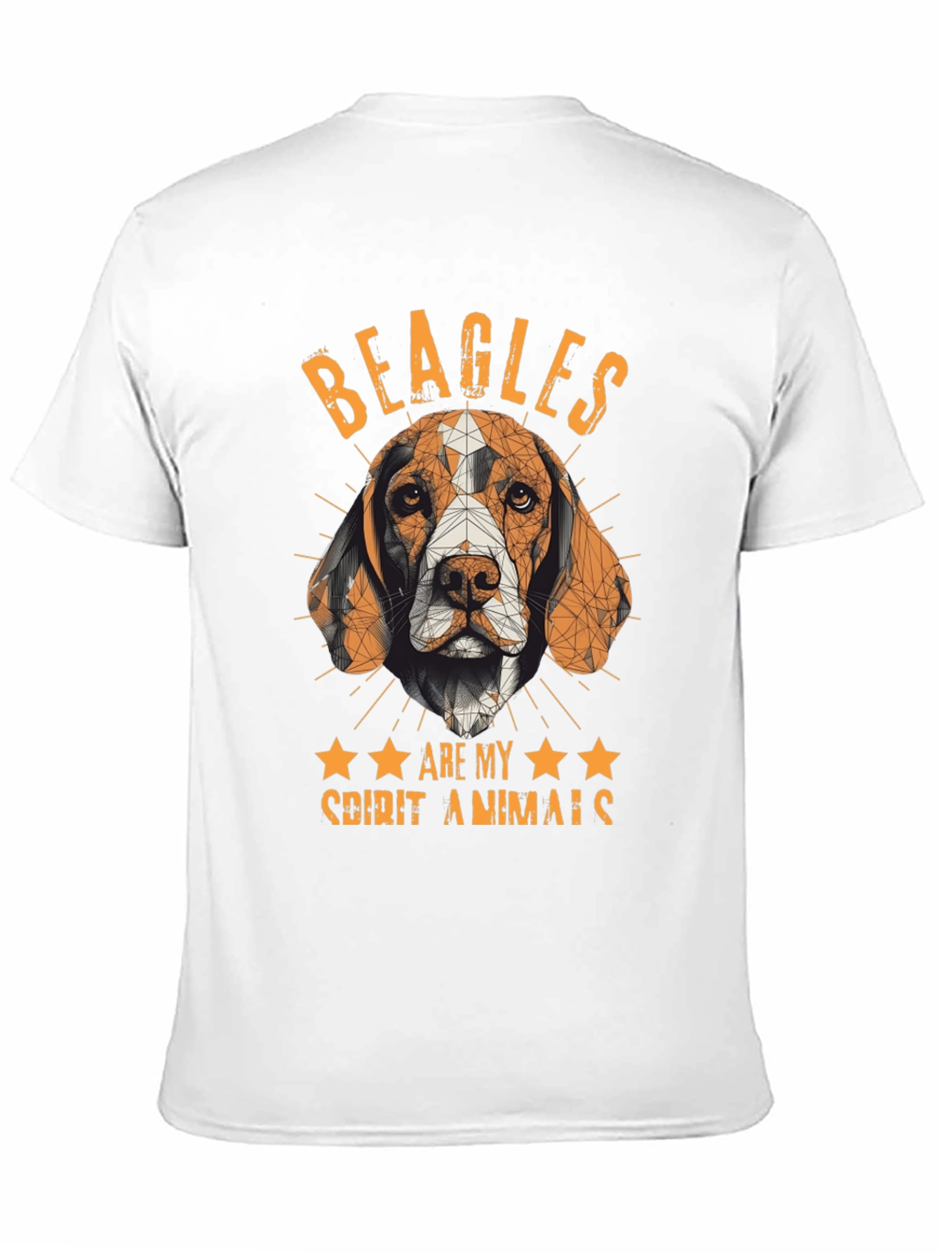 Black Beagle Spirit Animal Graphic T-Shirt view 11