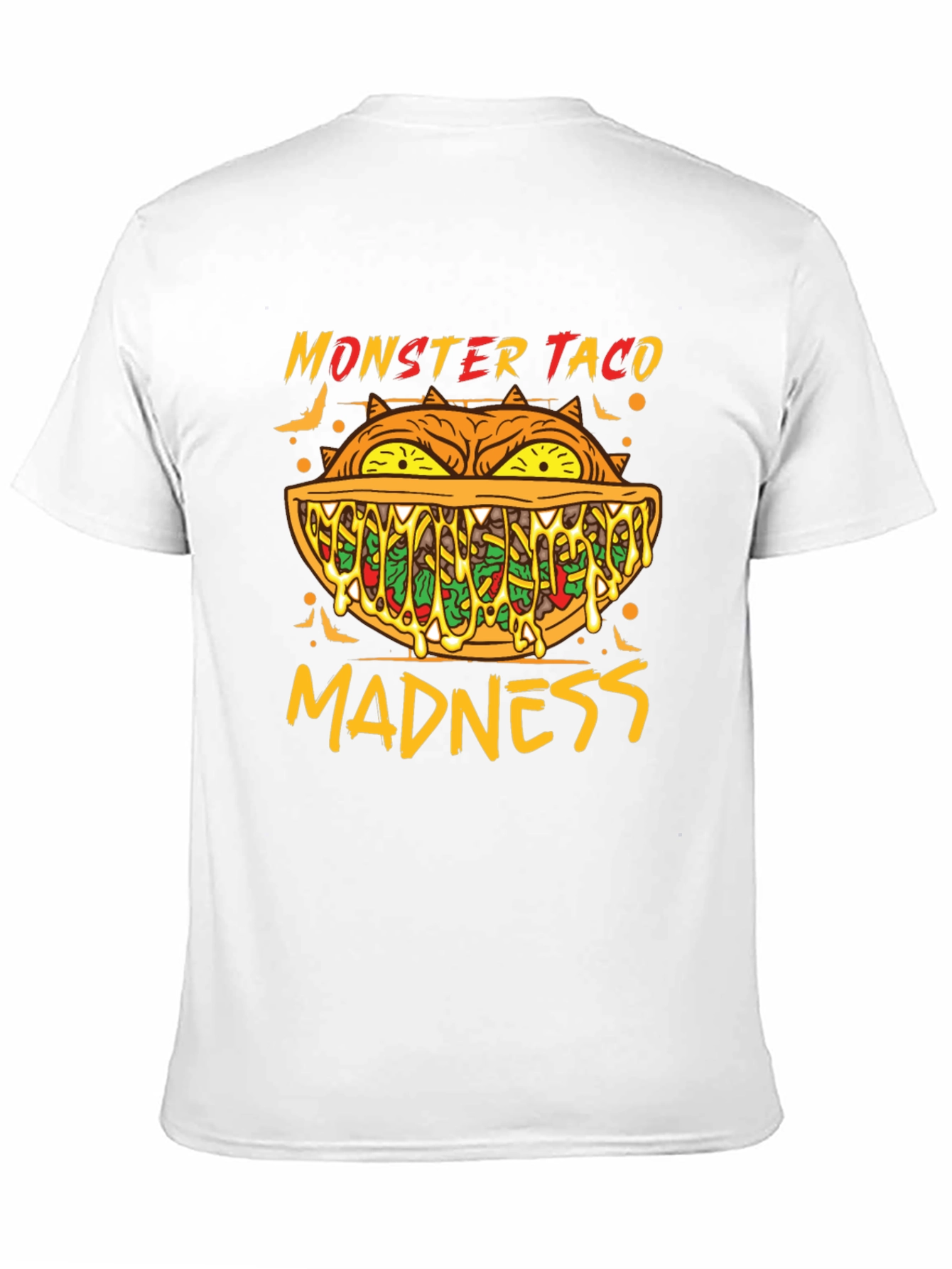 Black Monster Taco Madness Graphic Tee view 11