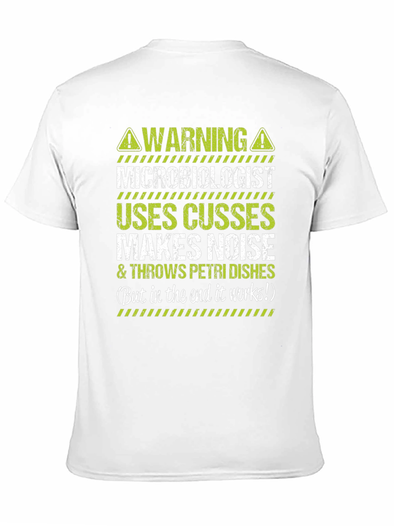 Black Warning Microbiologist T-Shirt view 11
