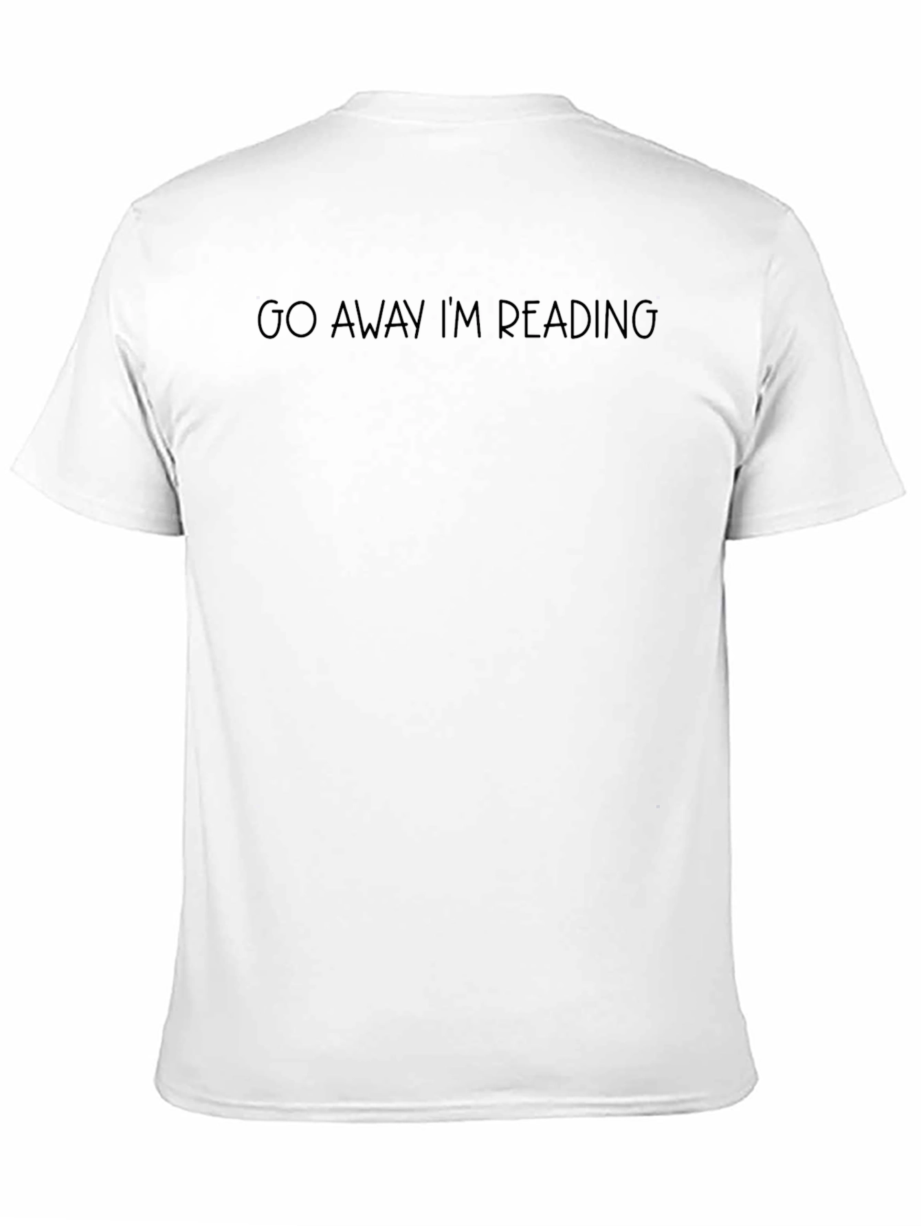 Black Go Away I'm Reading Graphic T-Shirt view 11