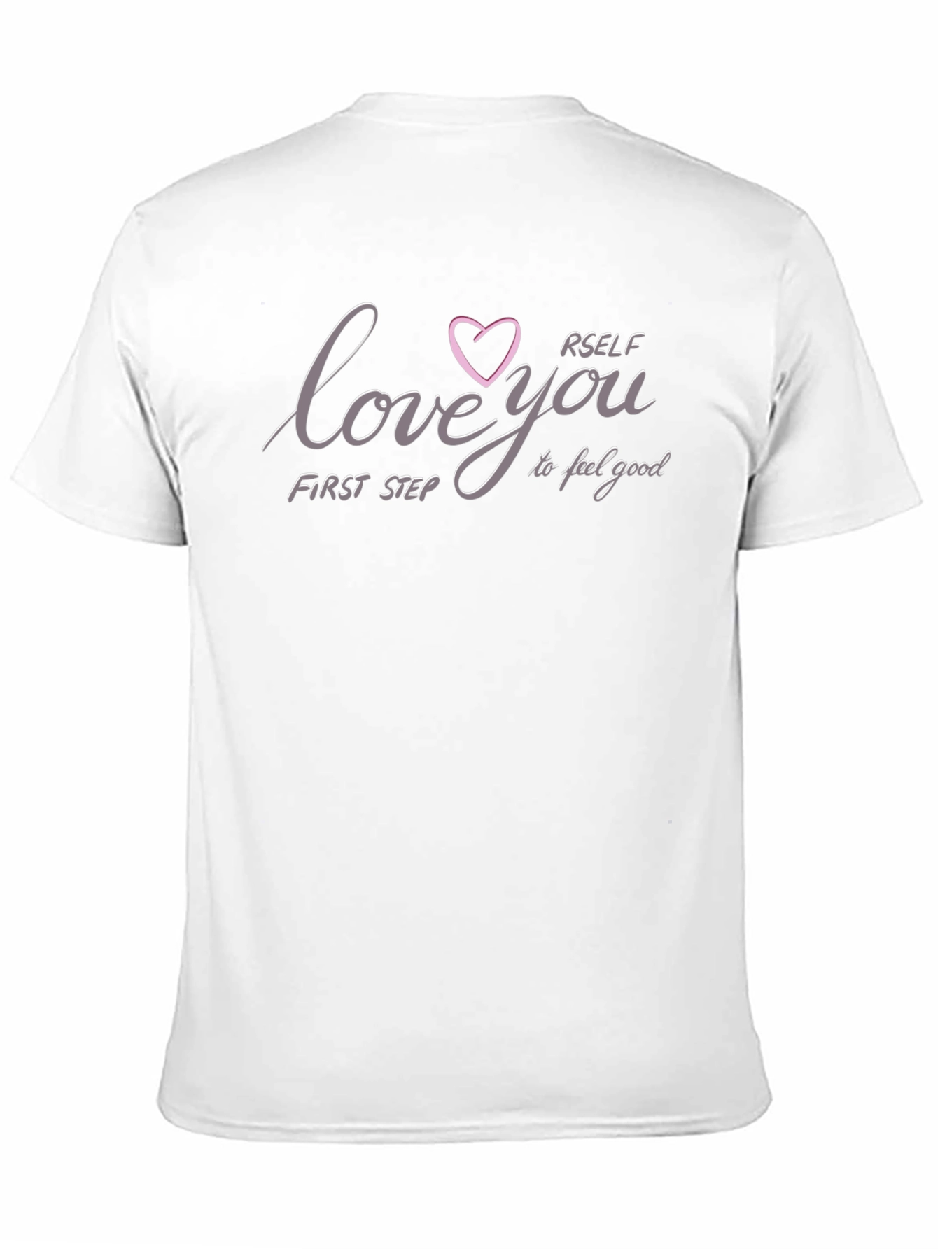 Black Love Yourself First Step T-Shirt view 11