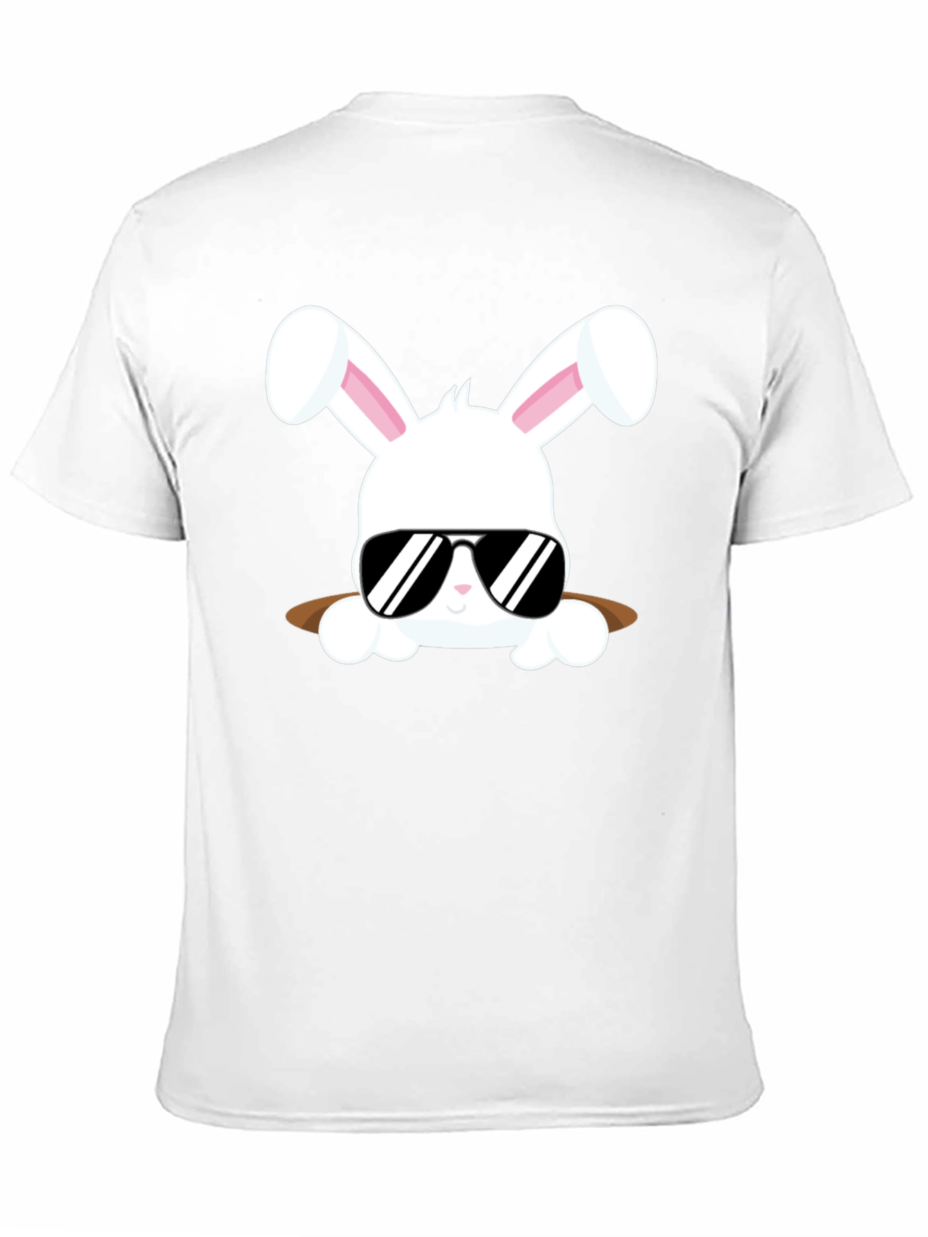 Black Cool Bunny Tee: Easter Style view 11