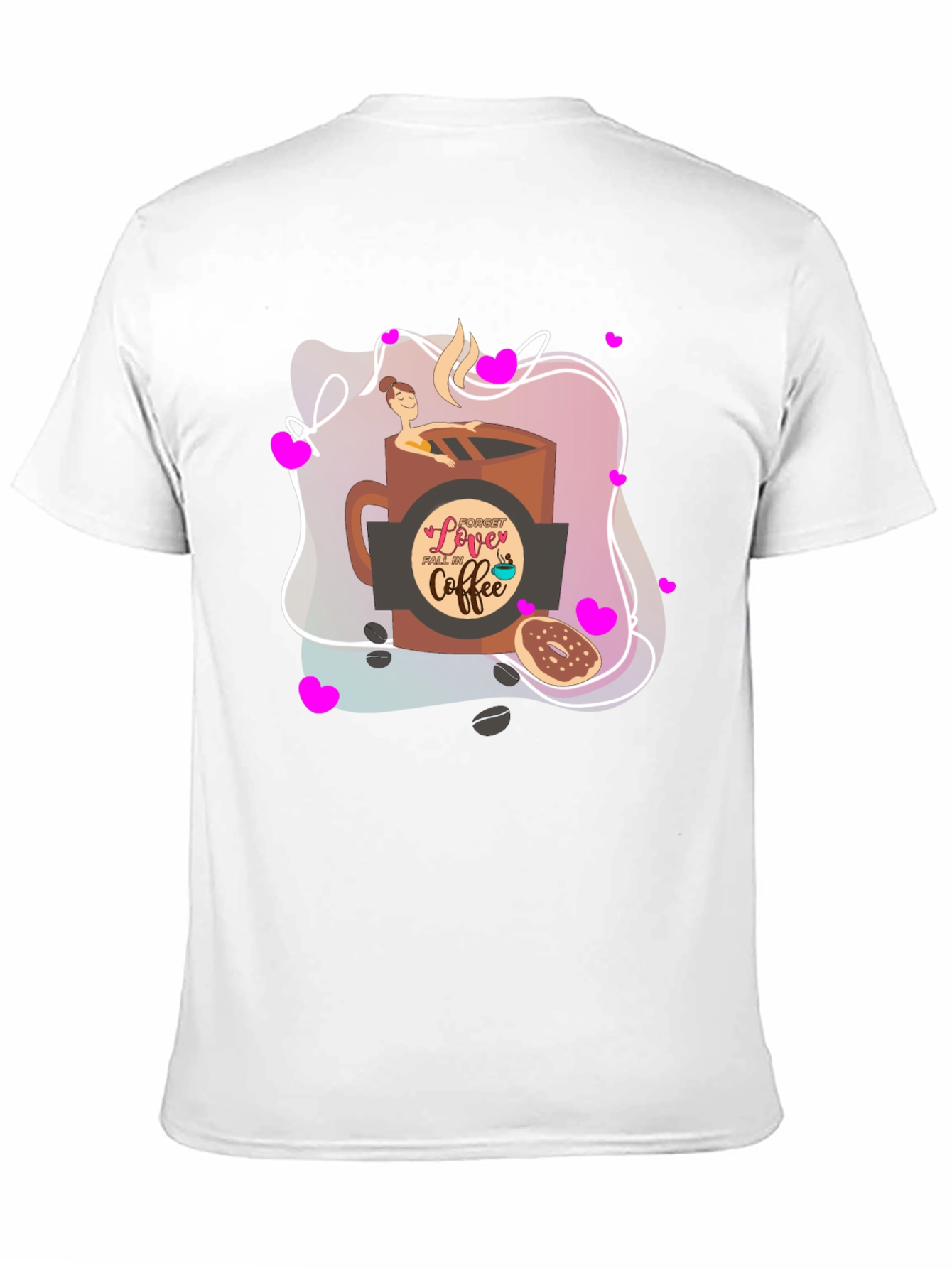 Black Love Coffee T-Shirt - Unique Graphic Print, Casual Wear view 11