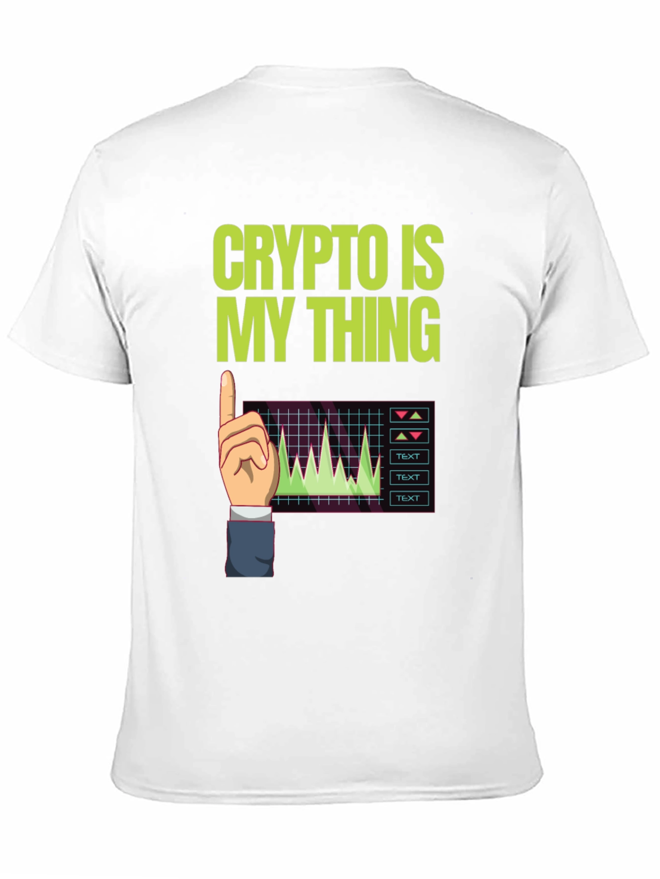 Black Crypto Is My Thing Graphic T-Shirt view 11