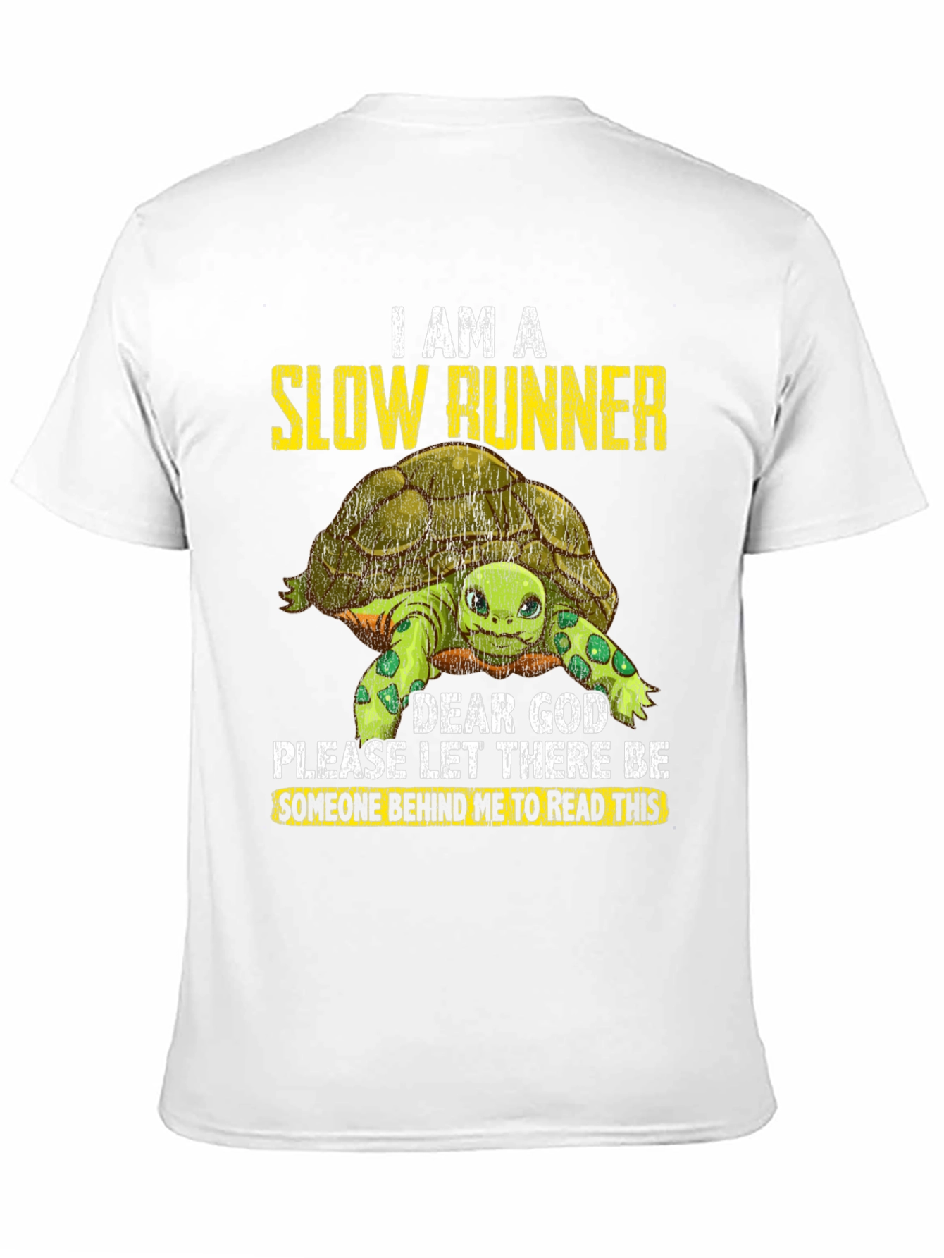 Black Slow Runner Turtle Graphic T-Shirt view 11