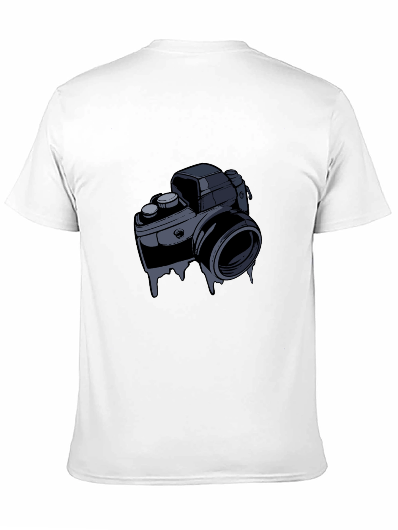 Black Retro Camera Graphic T-Shirt view 11