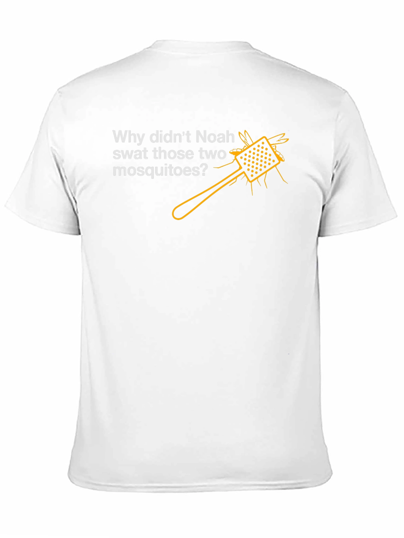 Black Noah's Mosquito T-Shirt - Funny Graphic Tee view 11