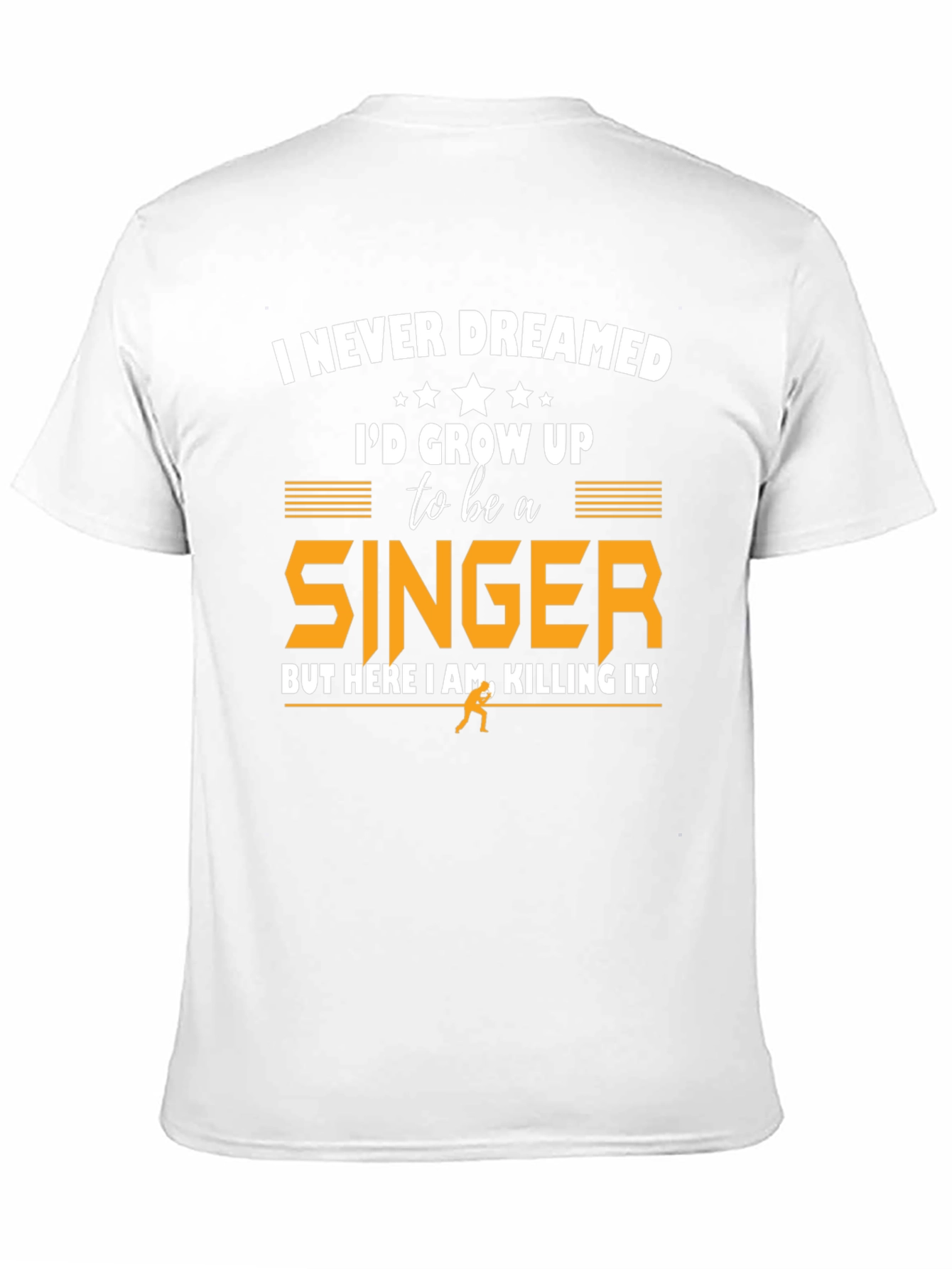 Black Singer Graphic T-Shirt - Never Dreamed view 11