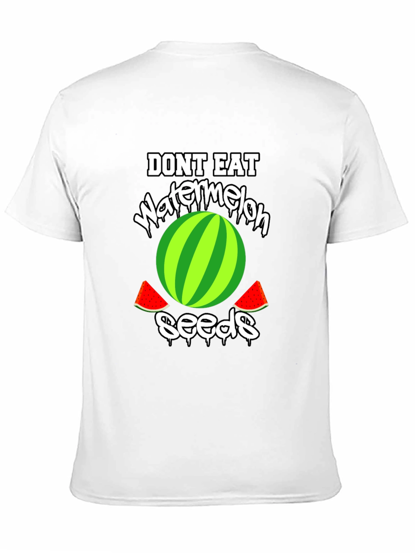 Black Don't Eat Watermelon Seeds Graphic Tee view 11