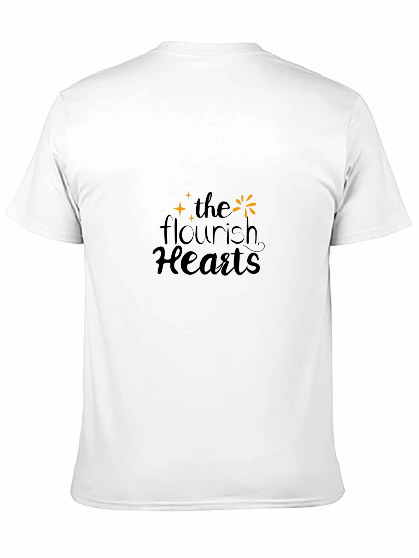 Black The Flourish Hearts Black T-Shirt view 11