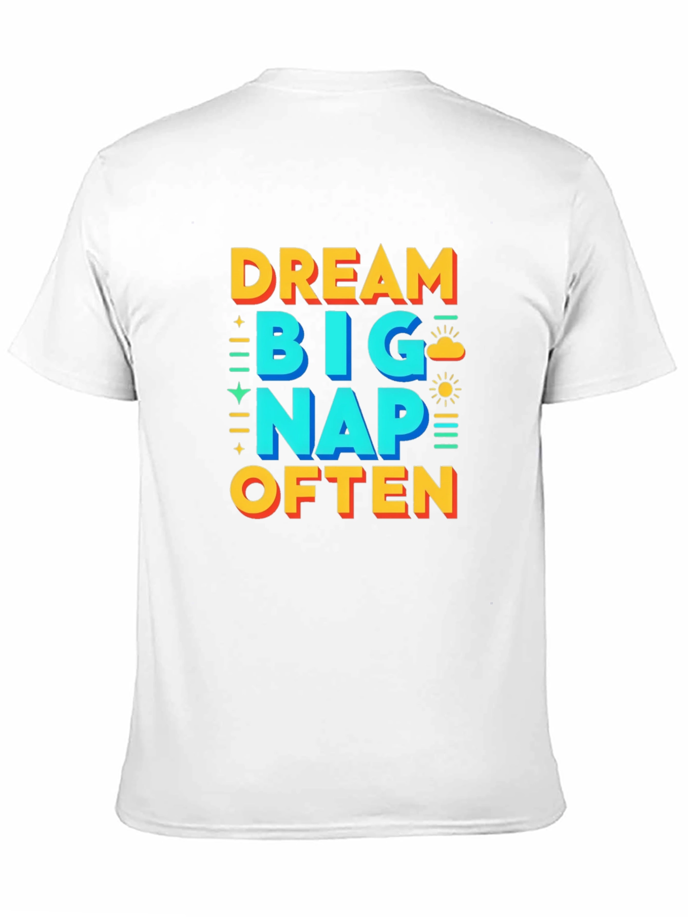Black Dream Big Nap Often Graphic T-Shirt view 11
