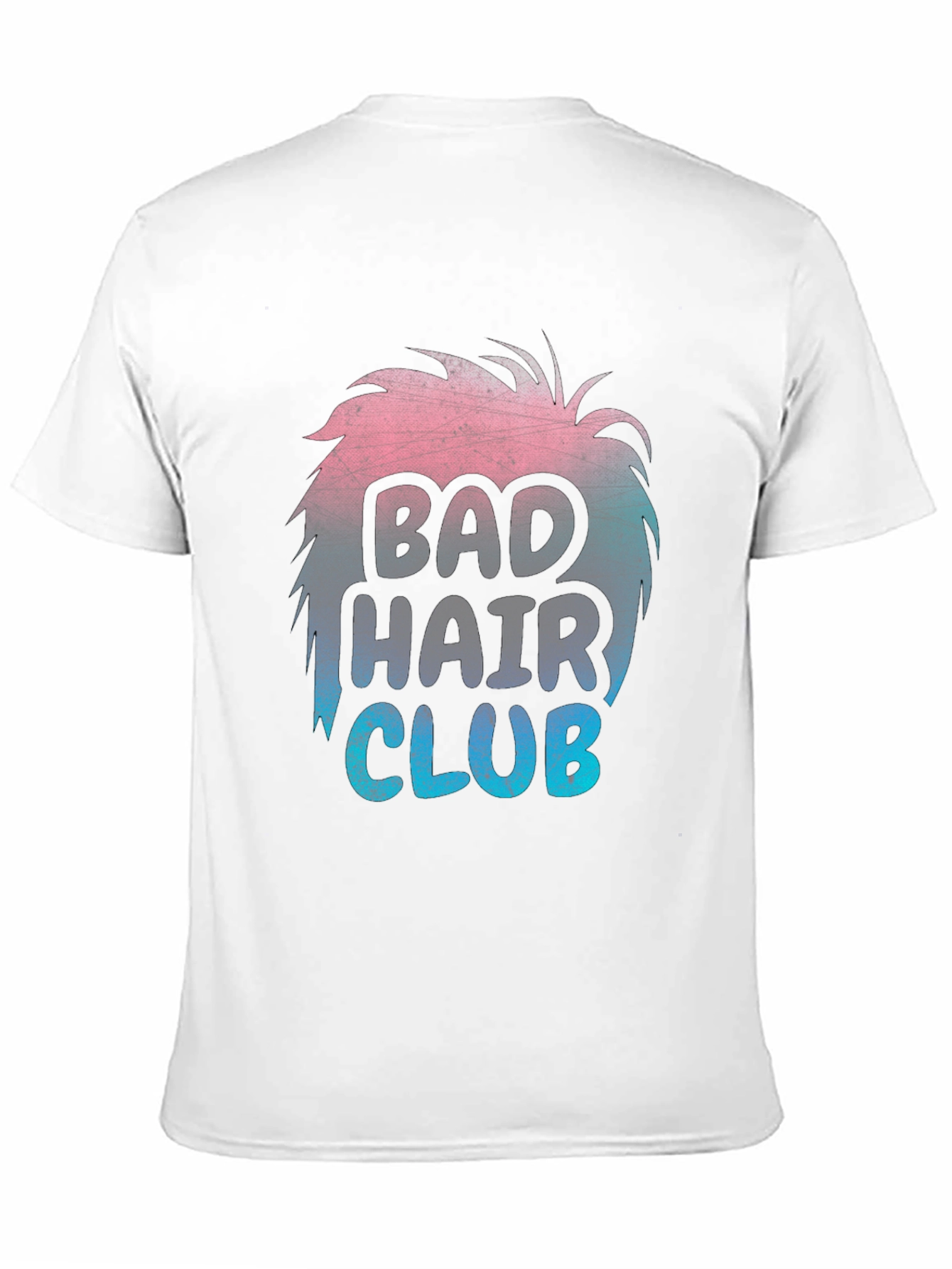 Black Bad Hair Club T-Shirt Funny Hairstyle Tee view 11