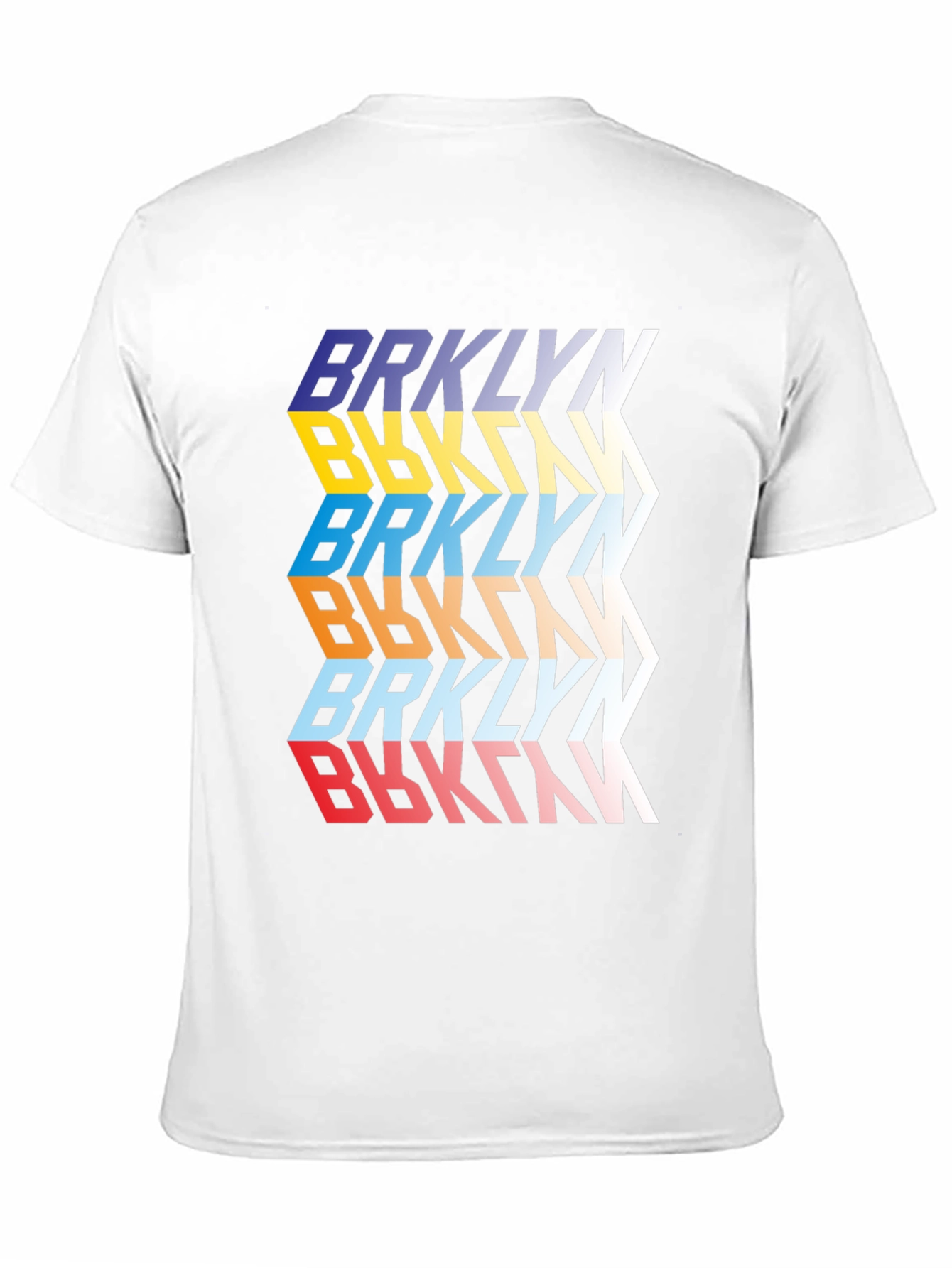 Black Brooklyn Retro Graphic Print Men's Tee - Black view 11