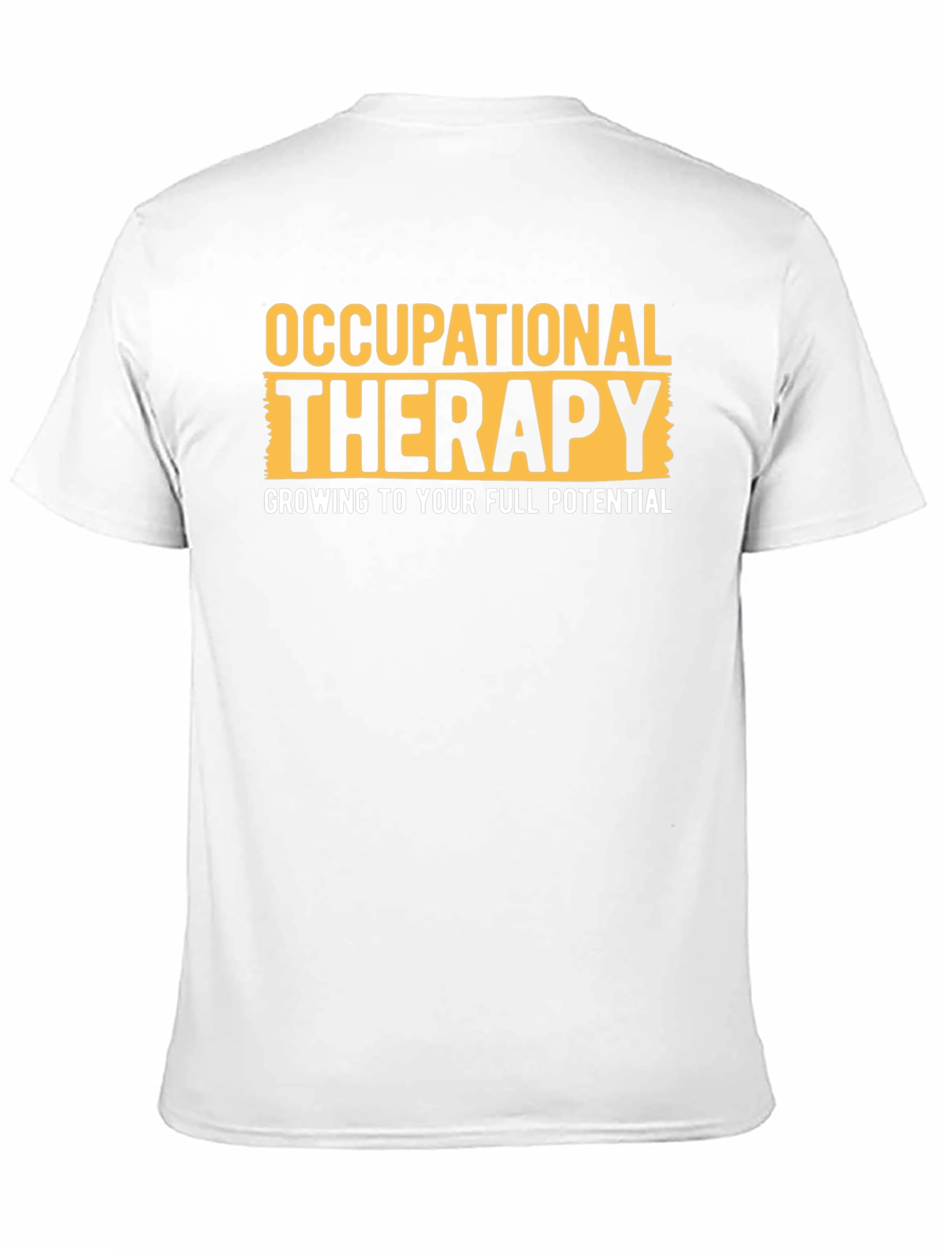 Black Occupational Therapy T-Shirt - Growing to Full Potential view 11