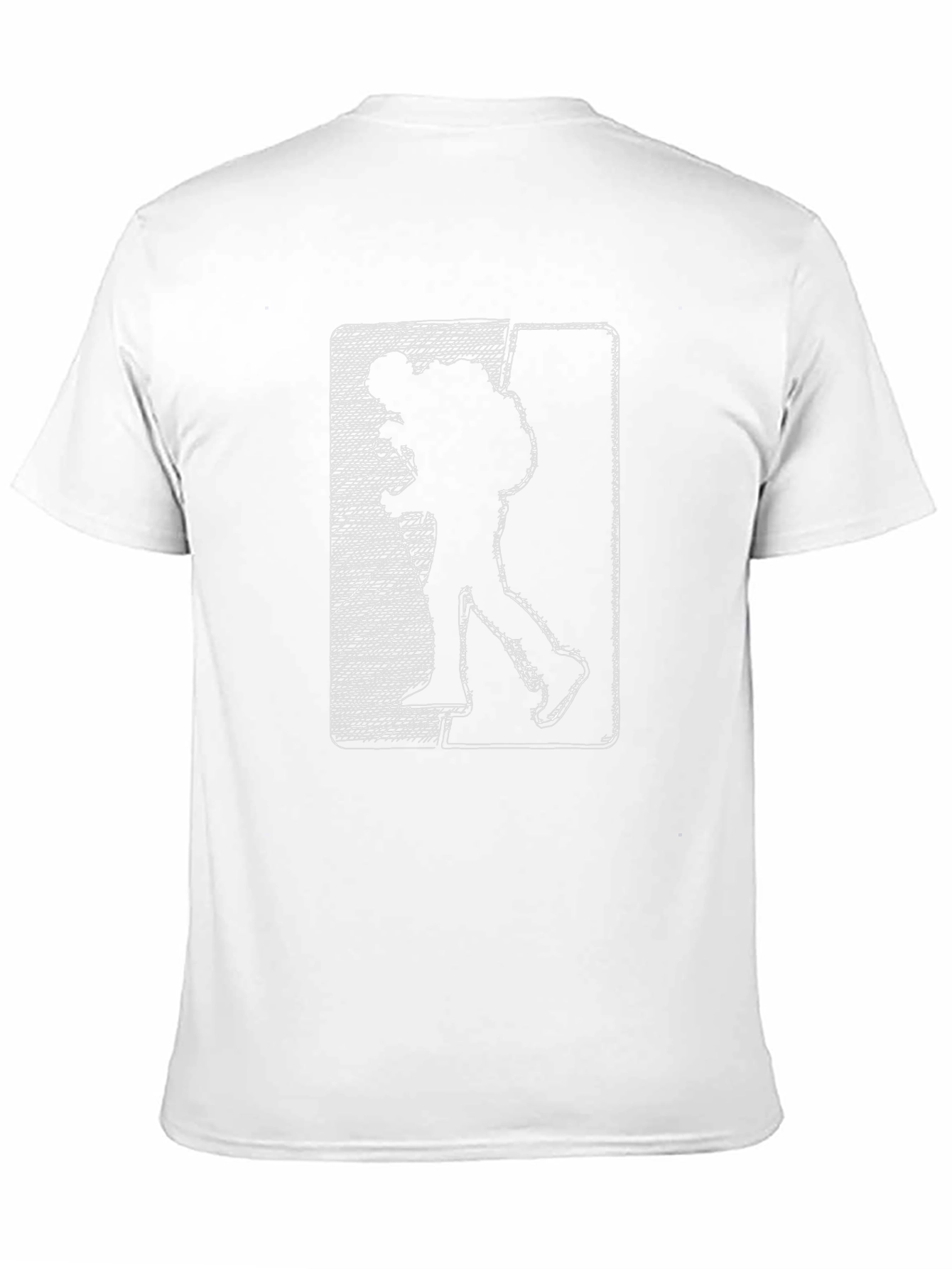 Black Hiker Graphic Tee - Black Cotton Comfort view 11