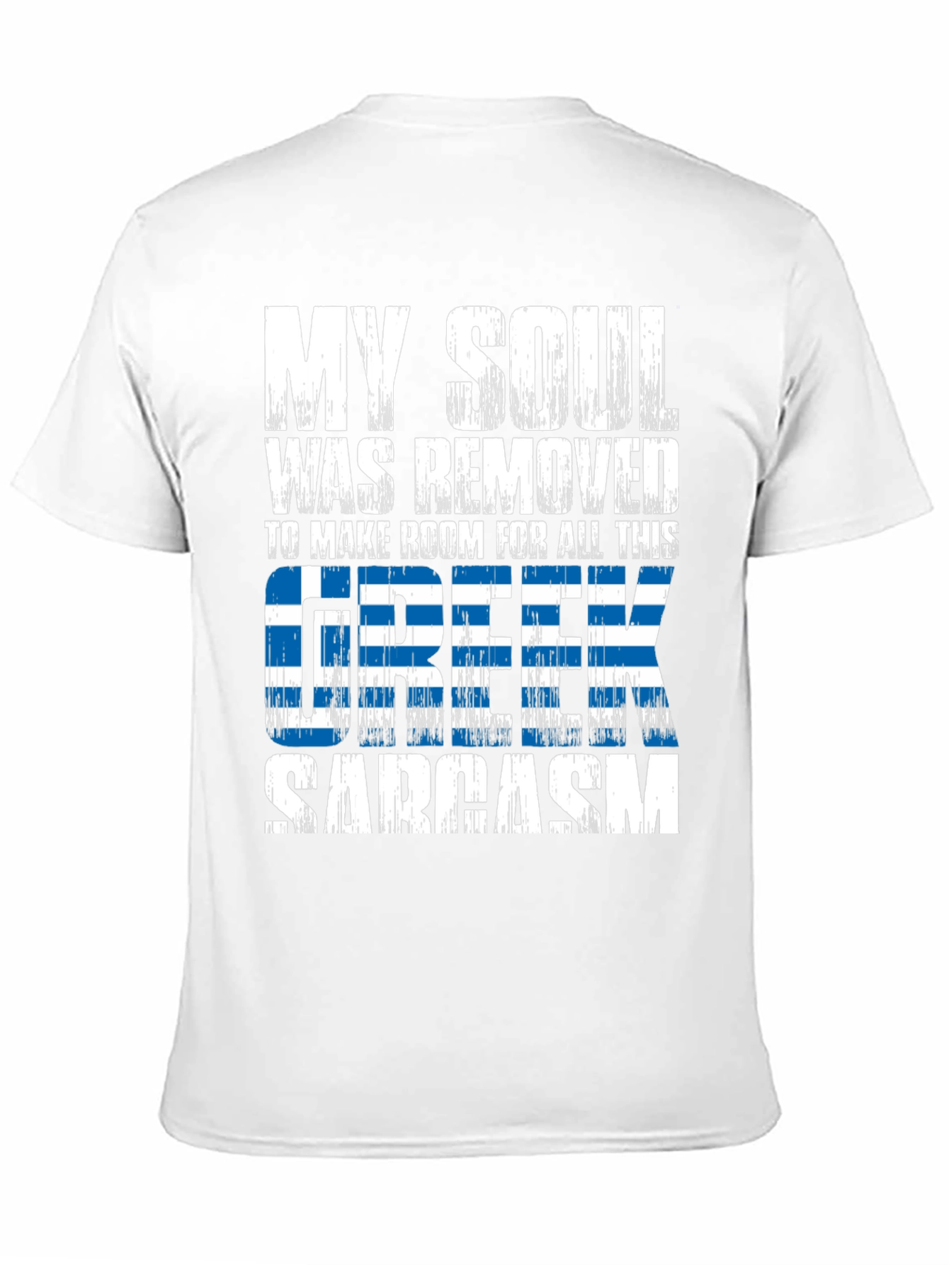 Black Funny Greek Sarcasm T-Shirt  view 11